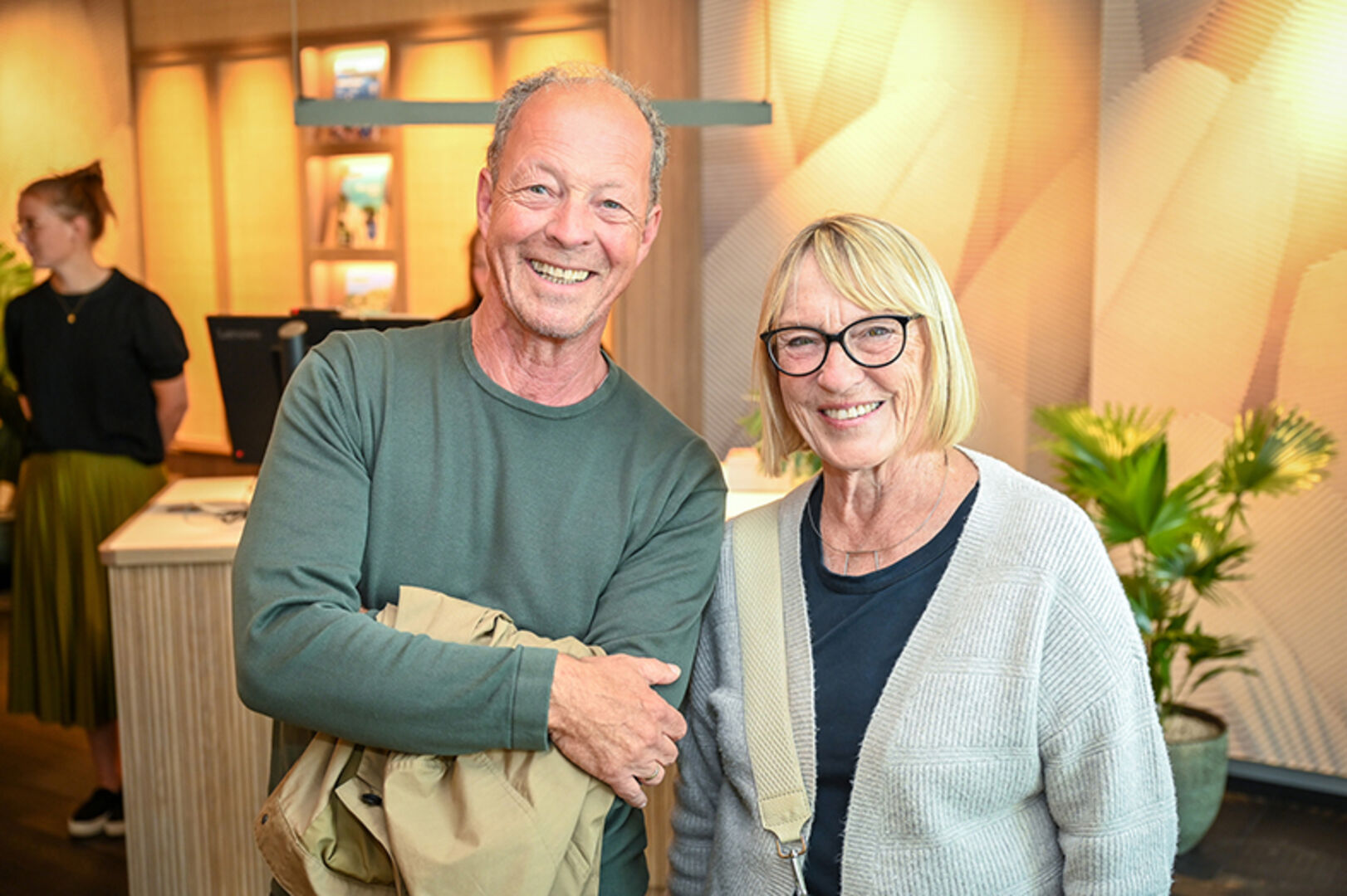 Eröffnungsgäste Hubert und Christiane Grabher aus Höchst