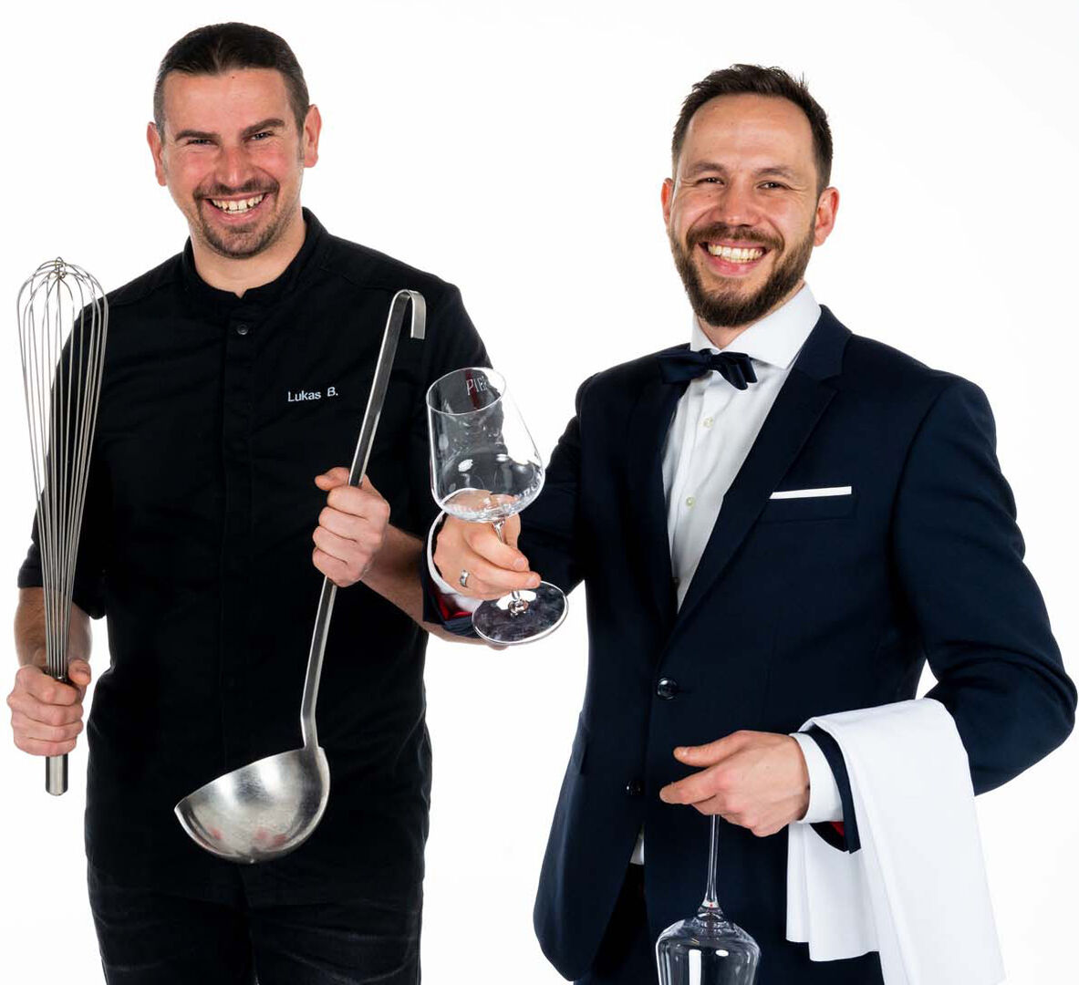 Unser Gastro-Team mit Lukas Buttazoni &amp; David Friedl vom Pier 69