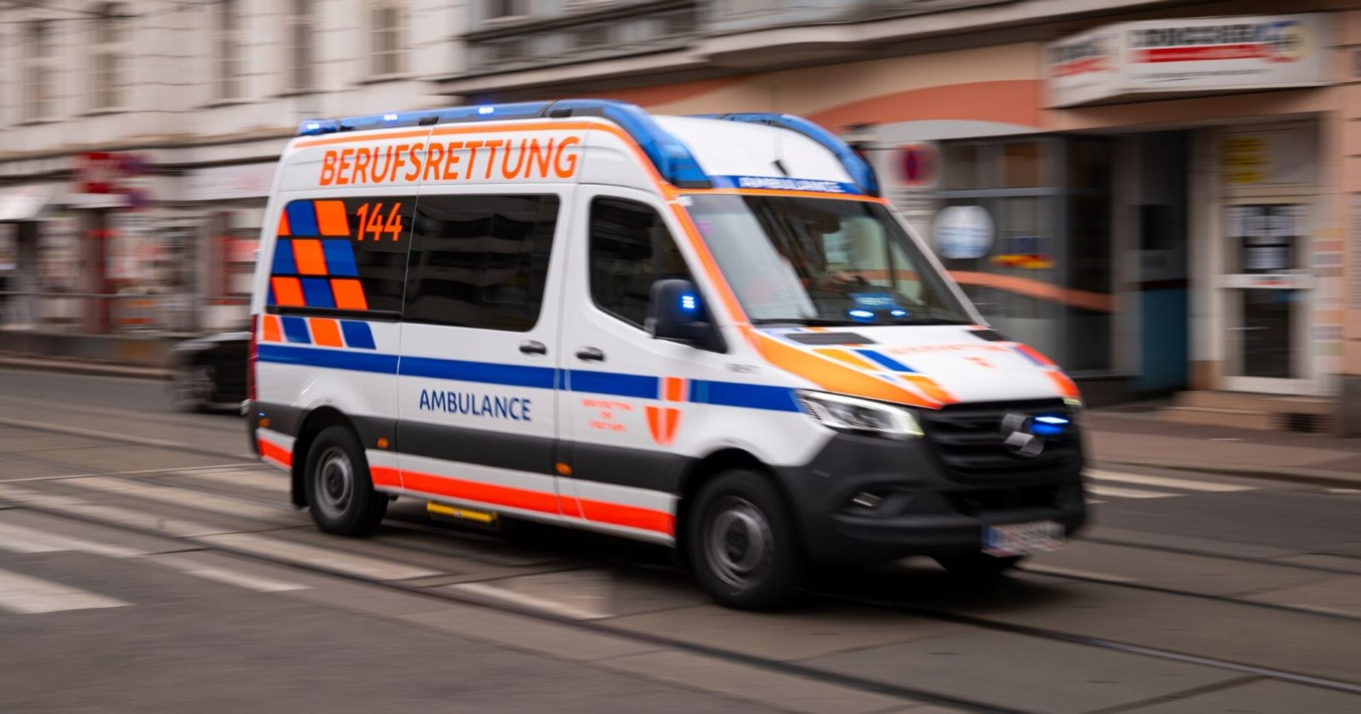 Rettungswagen in der Wiener Innenstadt