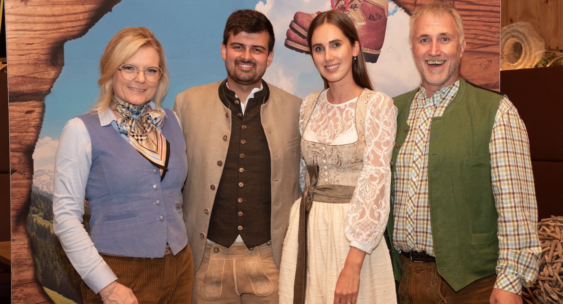 Vertreter der Wirtschaft in Tracht