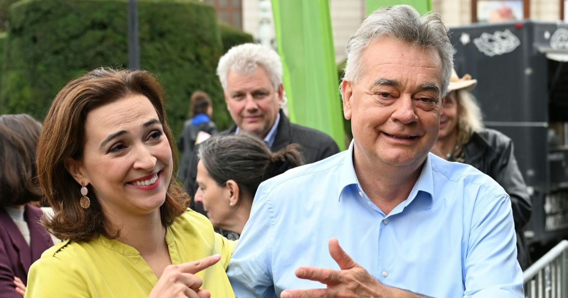 Alma Zadic und Werner Kogler