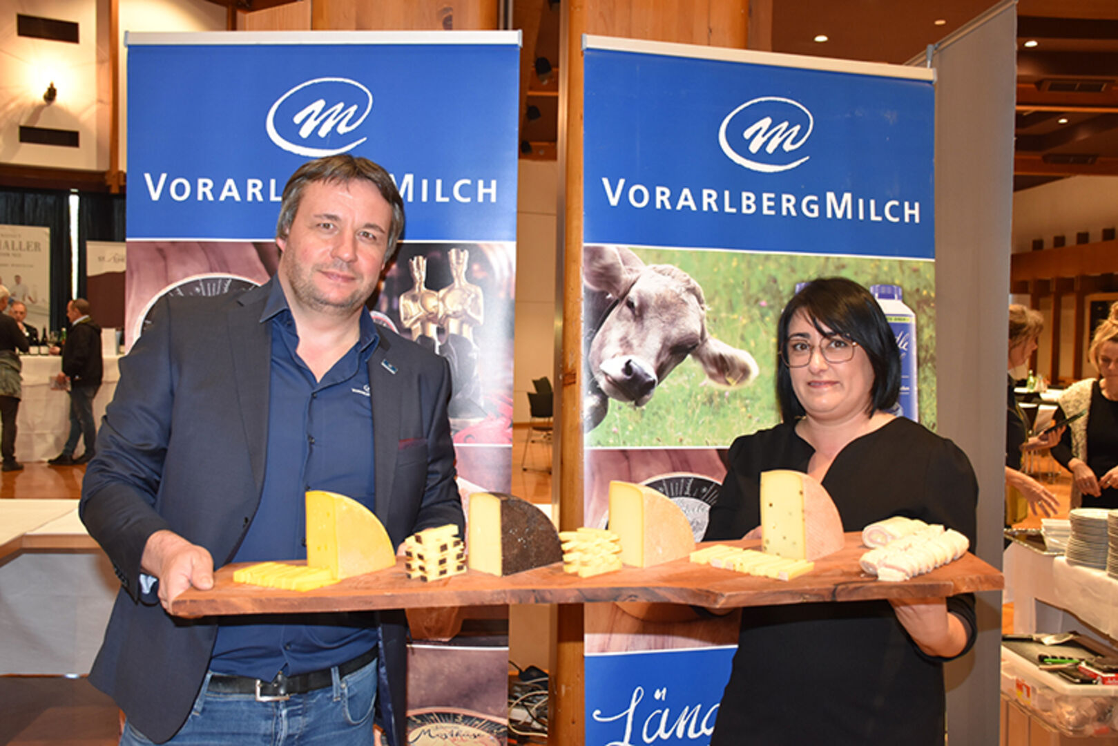Vorarlberg Milch: Christian Grass und Bettina Battisti-Fritsch