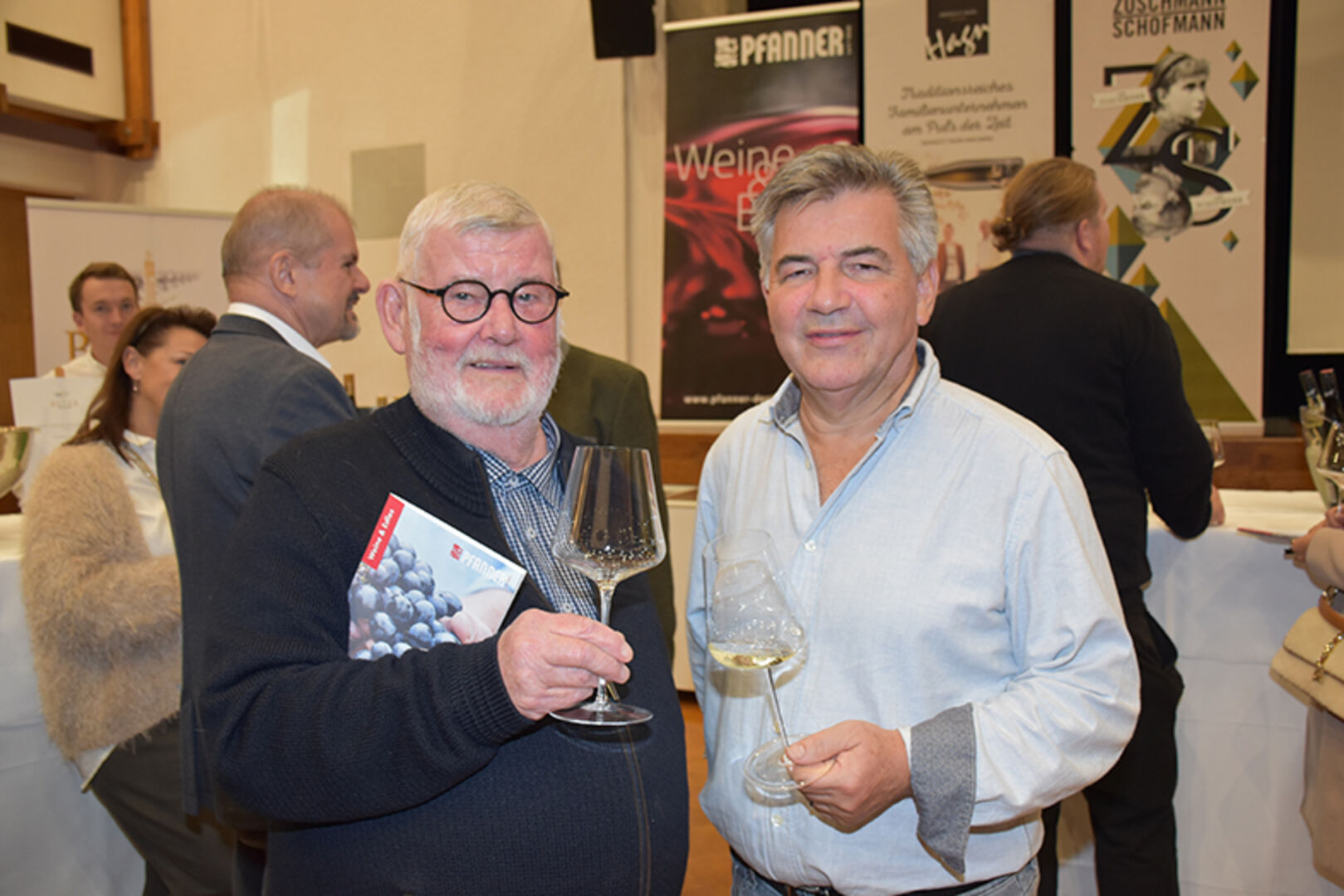 Gerold Ölz (Ölz GrafikDesign) und Martin Berthold (Wirtshaus am See)