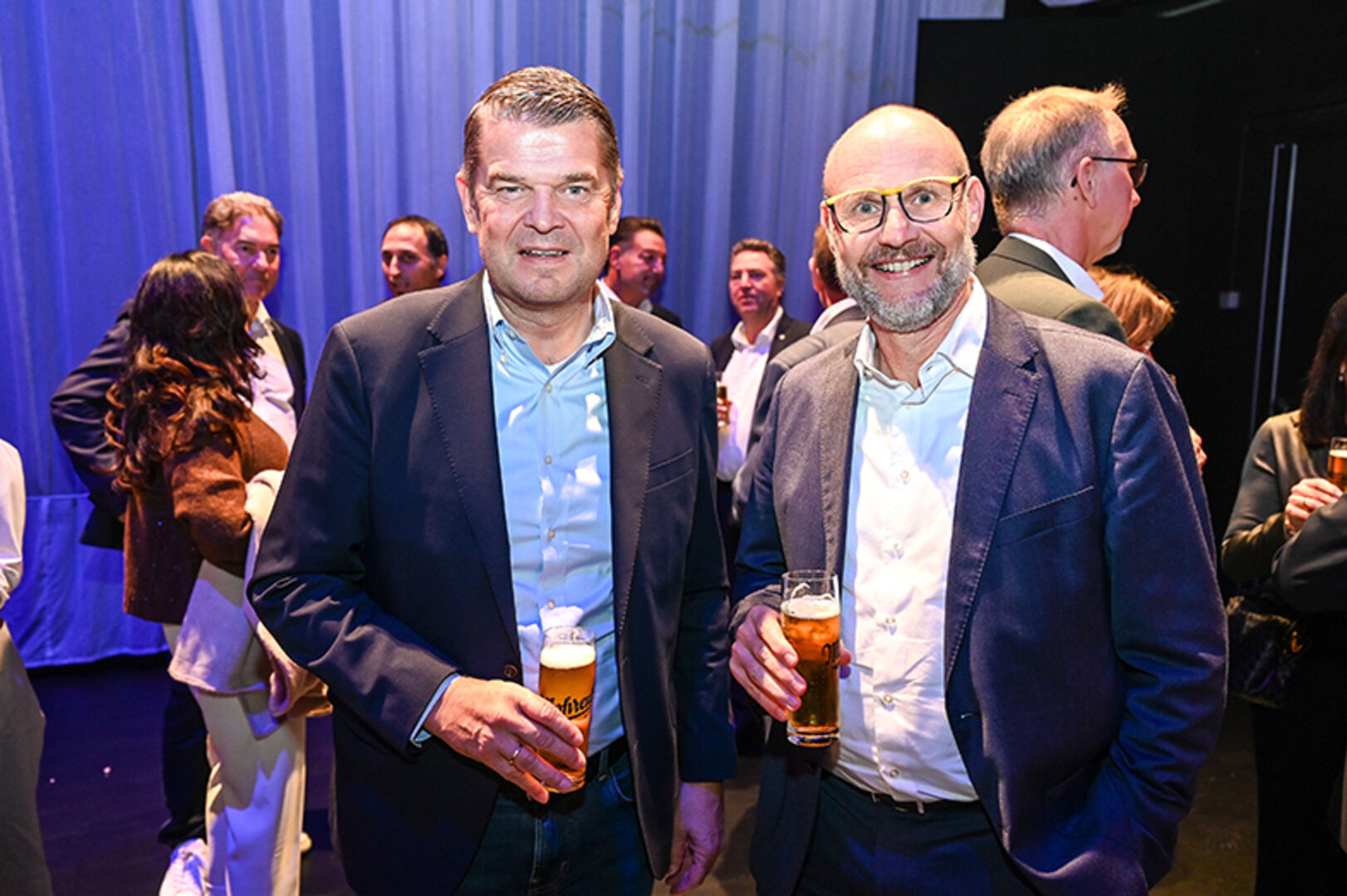 GF Raimund Wachter und  Bruno Breuß (beide  Vorarlberg Milch (v. li.)