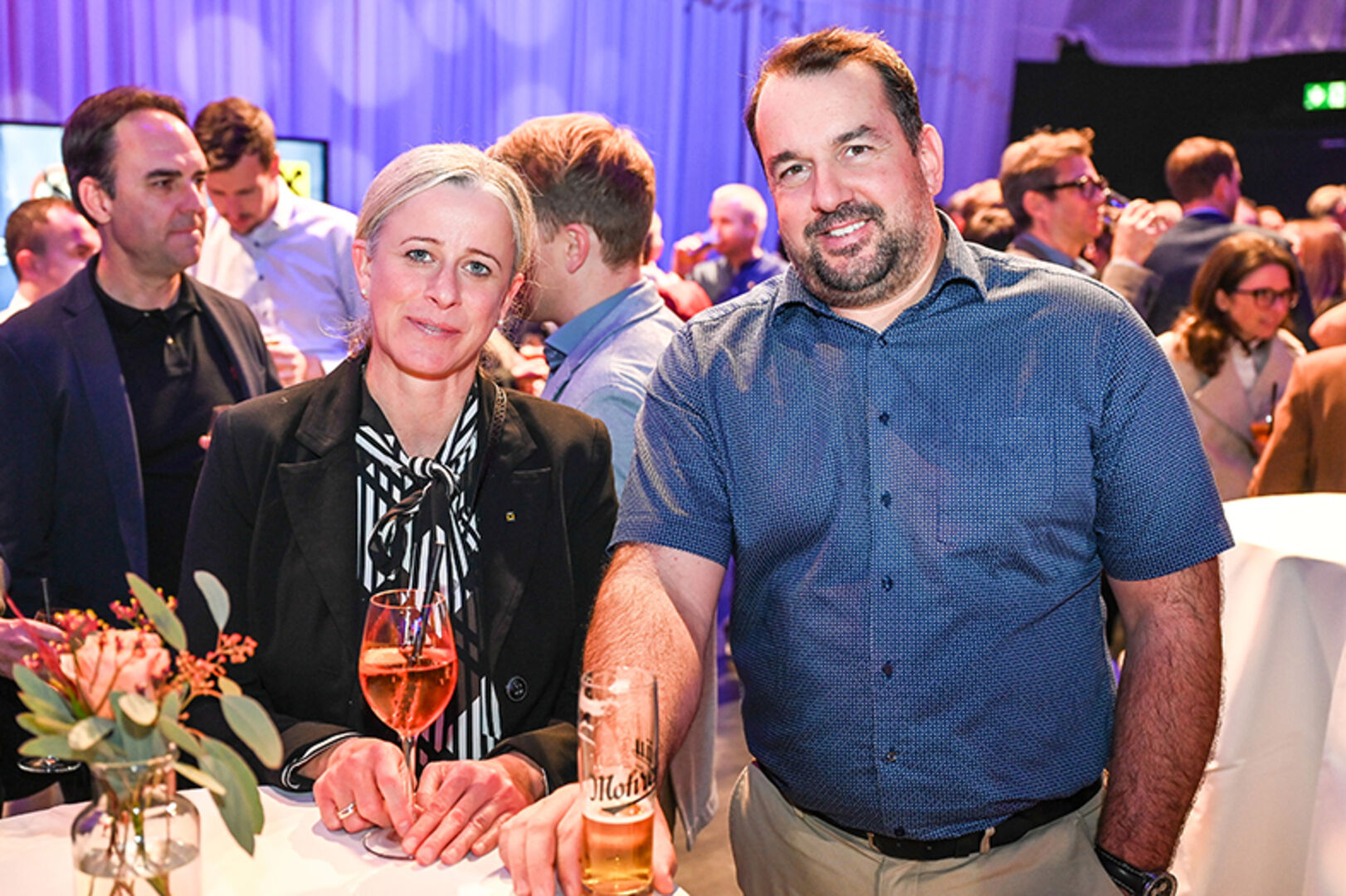 Alexandra Welte (RLB Vorarlberg) und Jürgen Gächter (Promega)