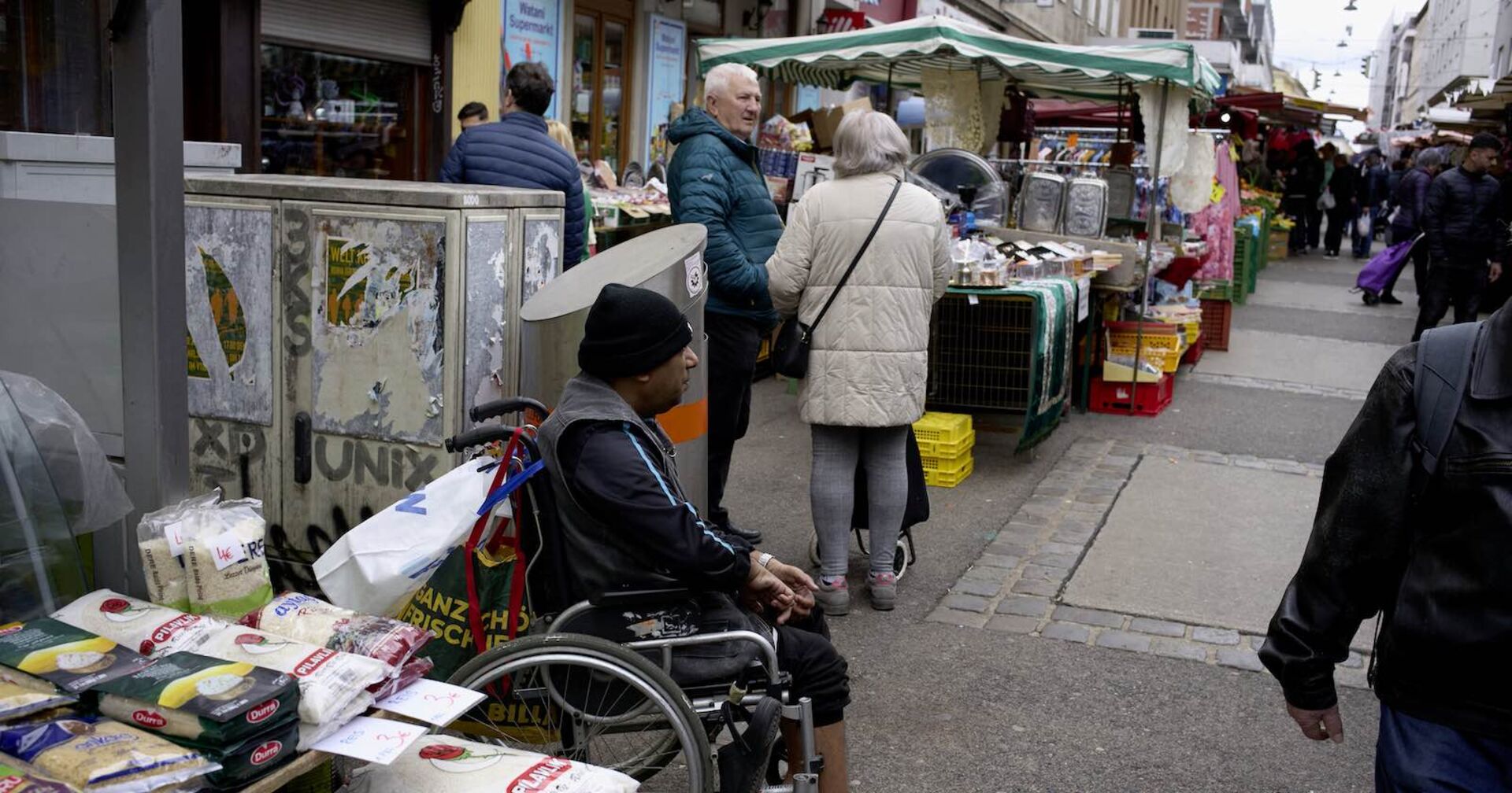 Der Brunnenmarkt im 16. Wiener Bezirk.