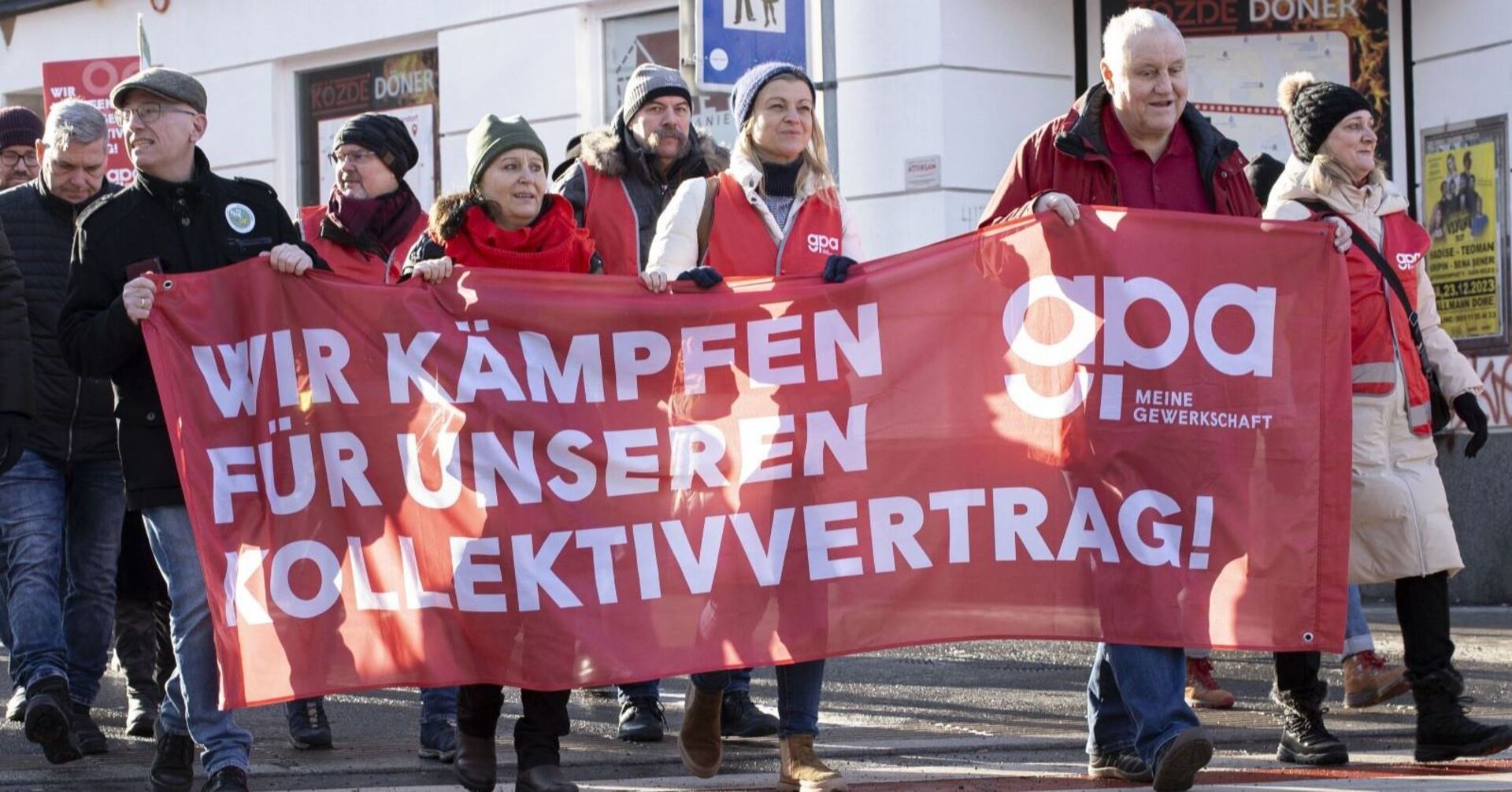 Handel-Streik im Jahr 2023.