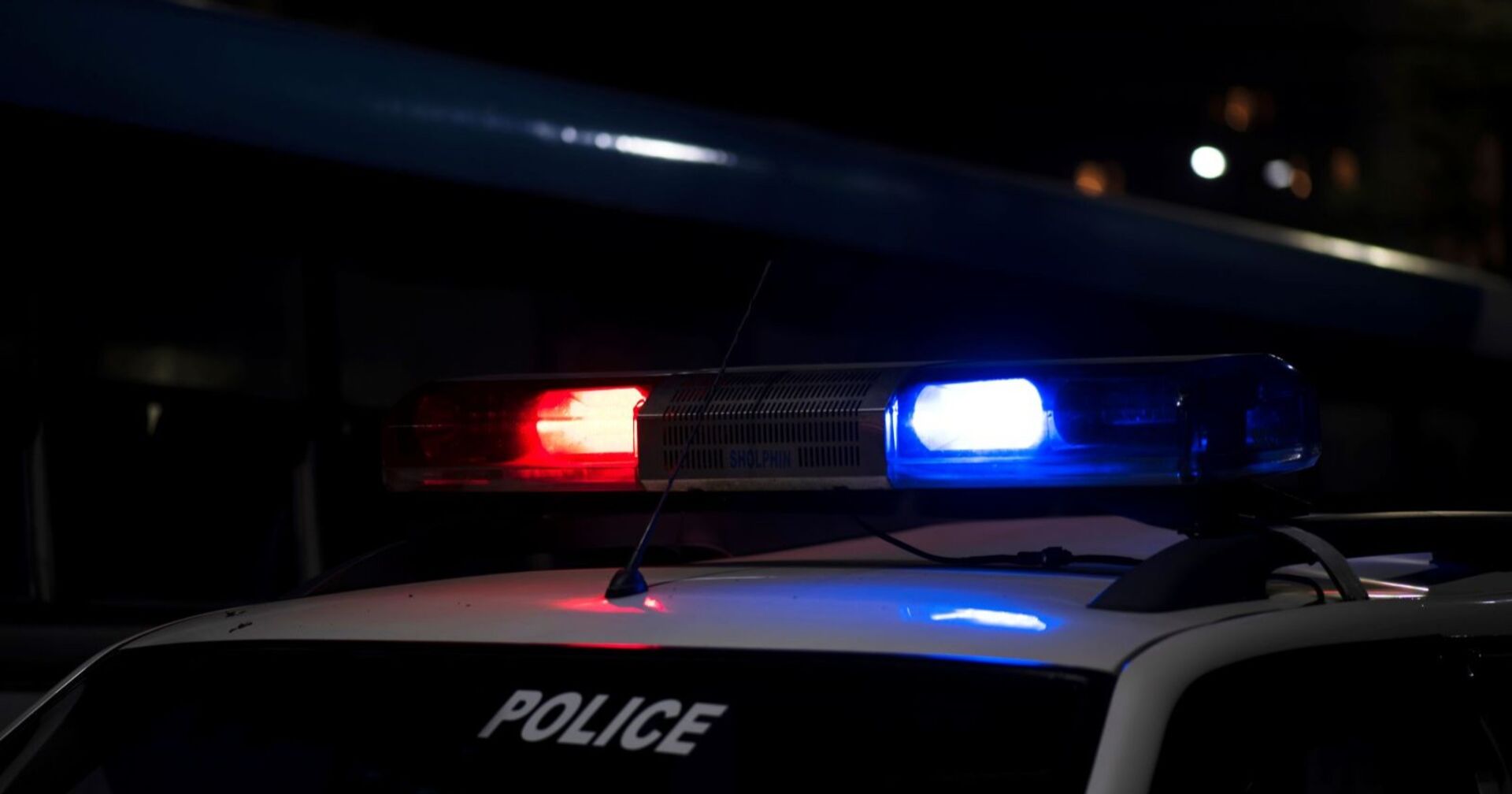 Indischer Polizeiwagen