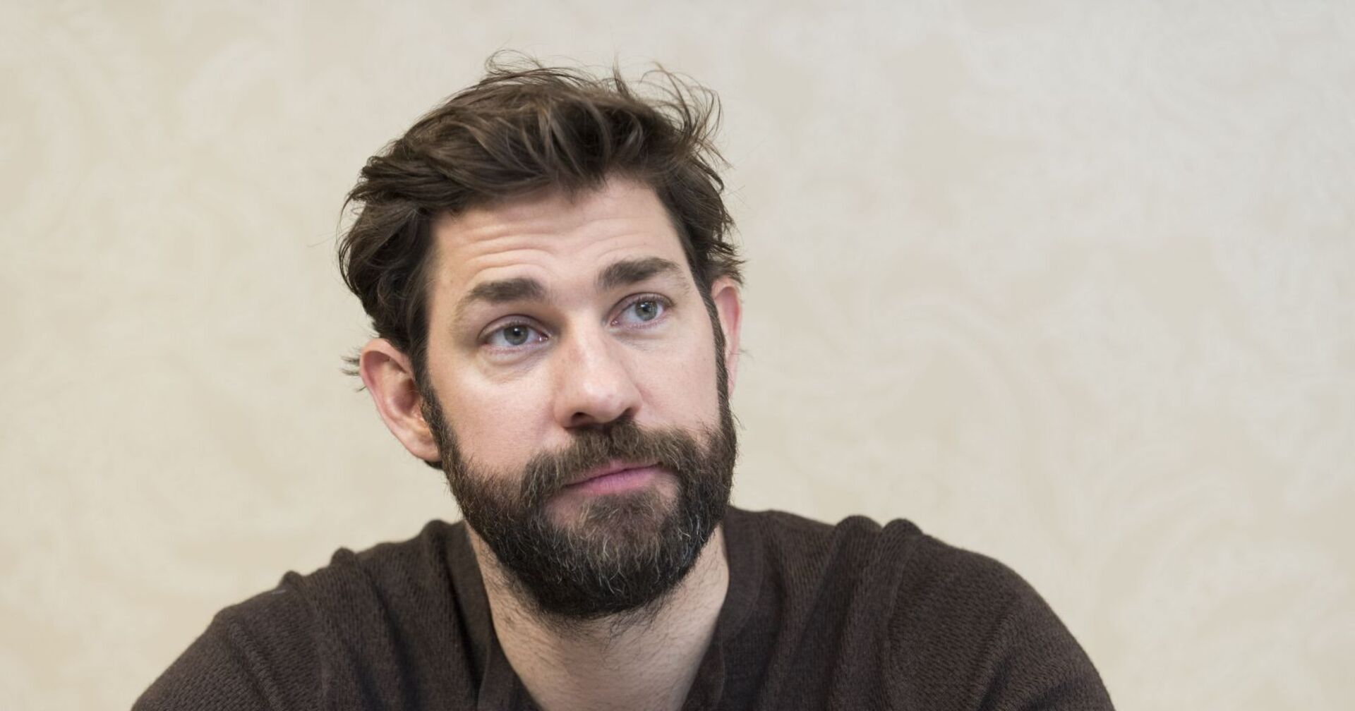 John Krasinski auf der Pressekonferenz von A Quiet Place in Austin