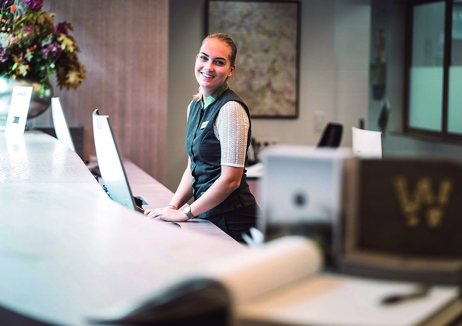 Rezeptionistin Hotel Krallerhof | Credit: Hotel Krallerhof