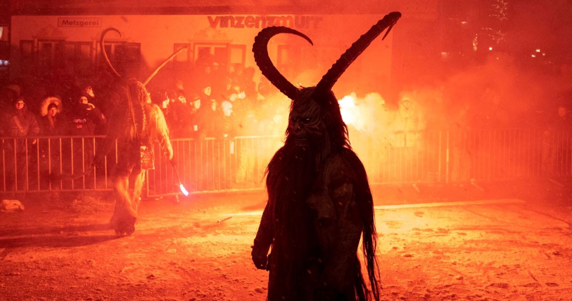 Krampus mit Hörnern