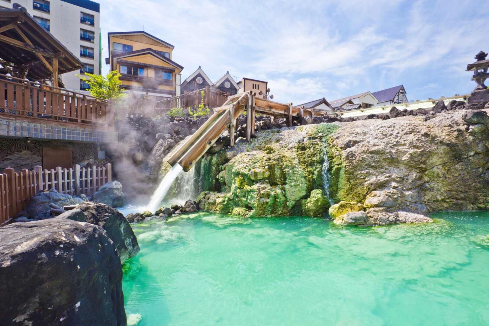 Kusatsu Onsen in Japan.