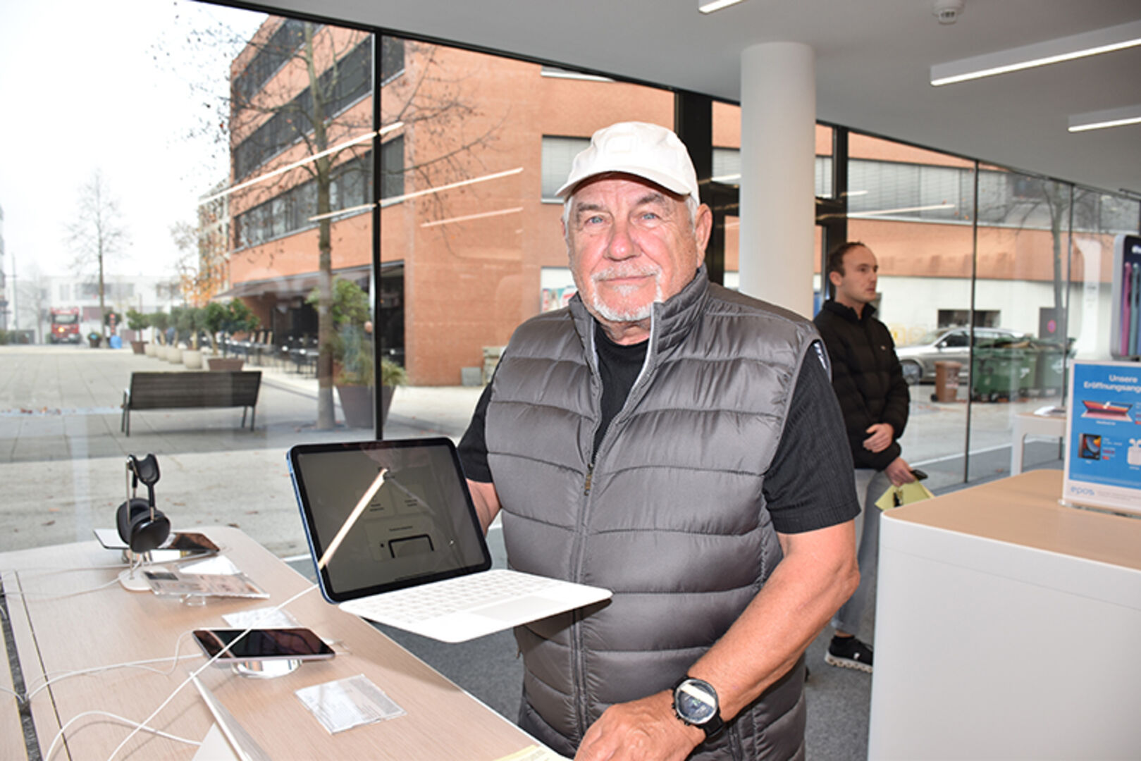 Hat das neueste iPad gekauft: Franz Minoretti