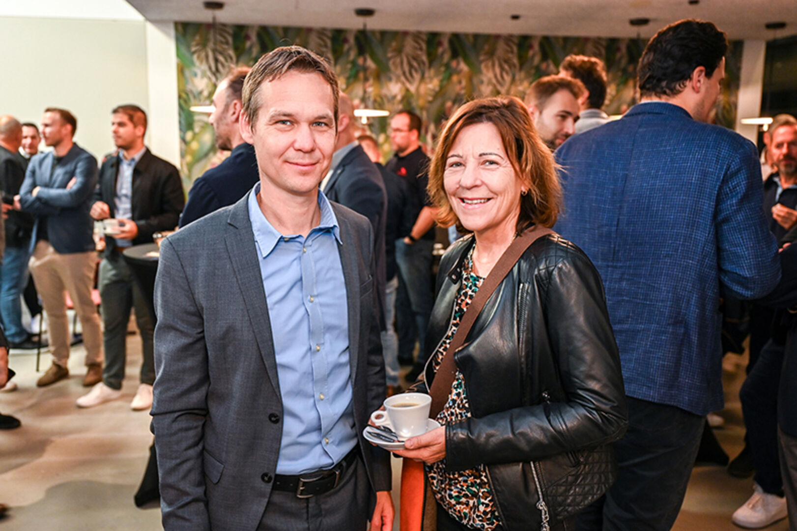 Simon Ruff (Hypo Vorarlberg) und Anna Schinnerl (Tectum)