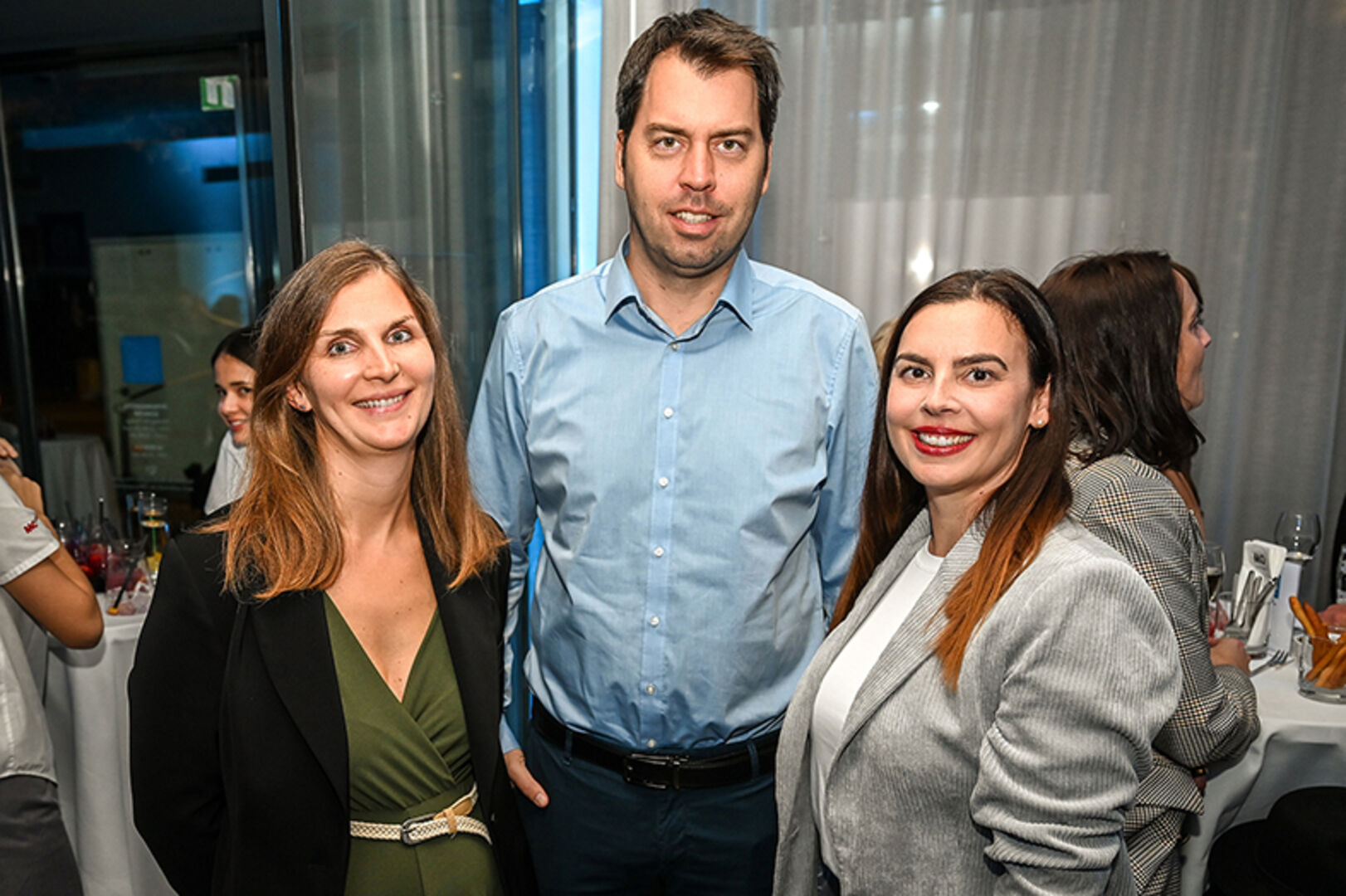 Katharina und Thomas Gabriel (Molindo), Sabine Nigsch-Gaethke (Hypo Vorarlberg)