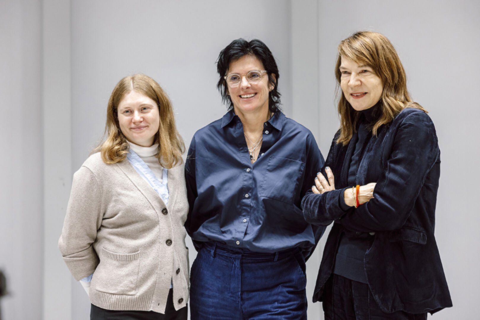 Kunstexpertinnen-Jury: v.l. Marlene A. Schenk, Veronika Dirnhofer und Madeleine Schuppli