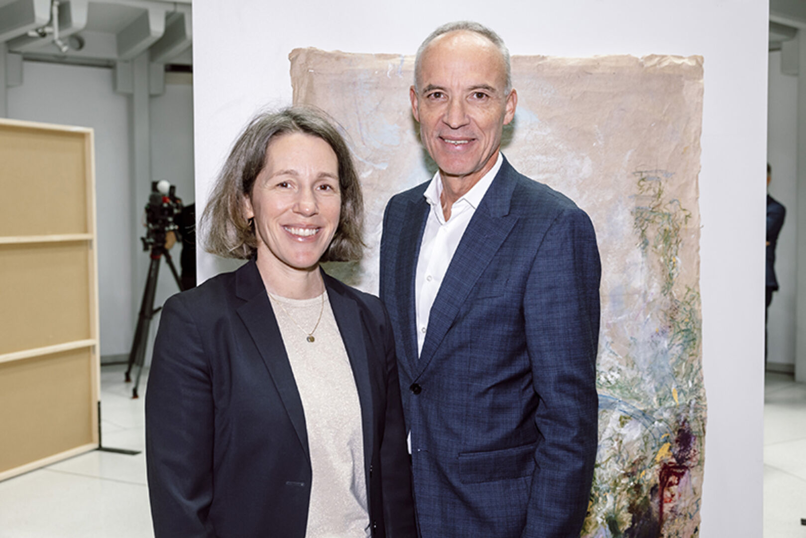 Angelika Simma-Wallinger (ORF Vorarlberg) und ORF-Stiftungsrat Alfred Geismayr