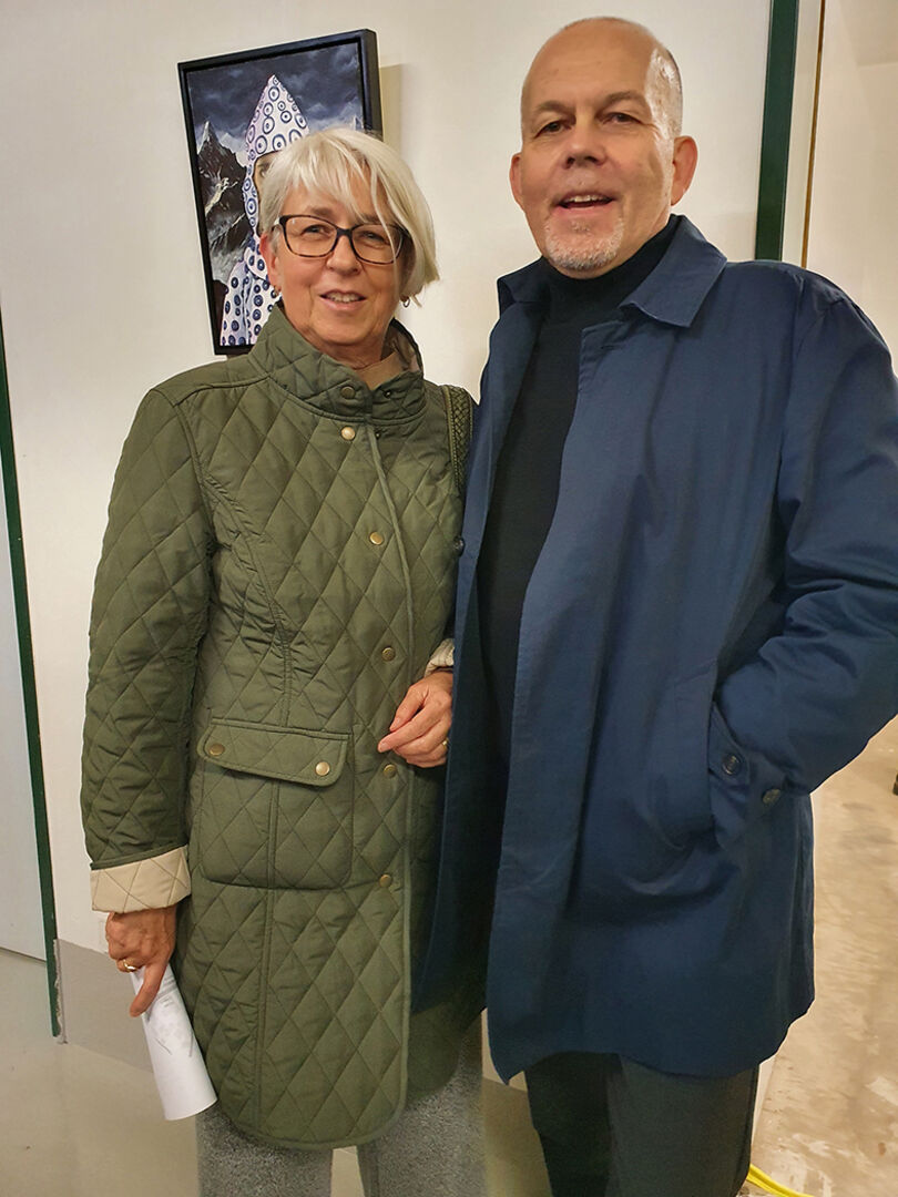 Theresia (Jüdisches Museum) und Jörg Hämmerle (Hefel Wohnbau)