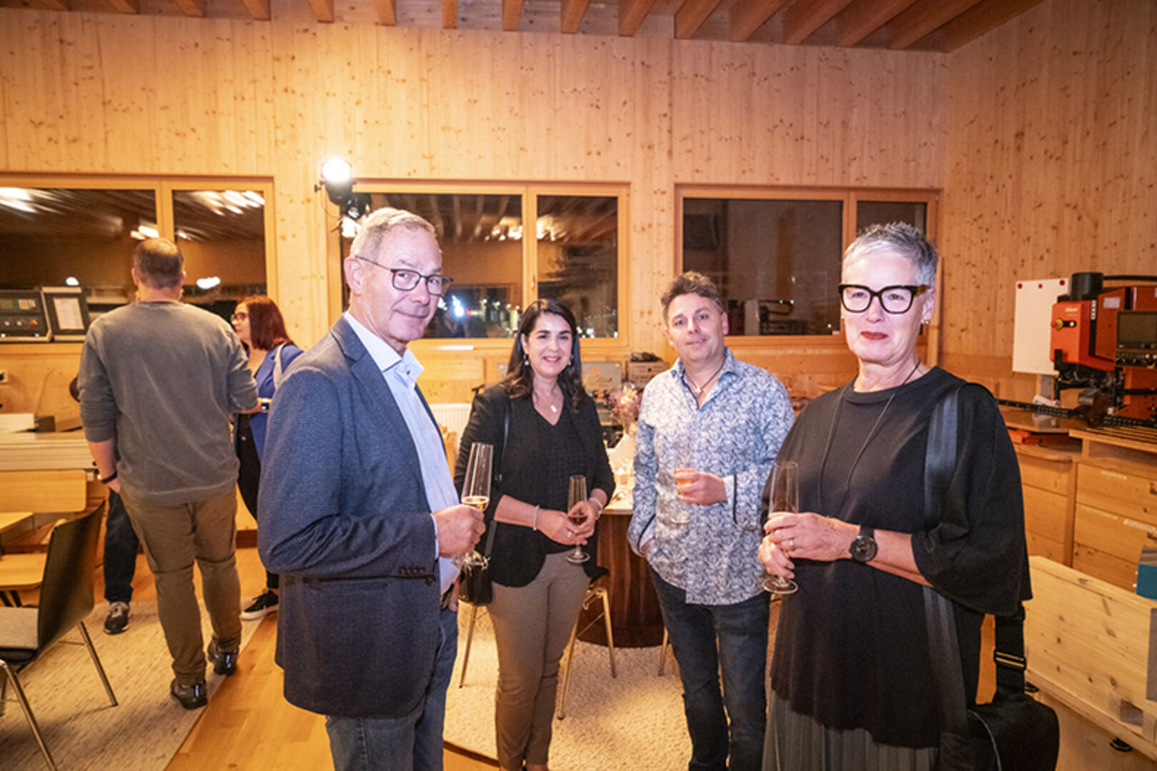 Böhler Heinz, Marika und Dietmar Köb von KFZ-Werkstatt Köb in Schwarzach, Böhler Gabi, Schwarzach