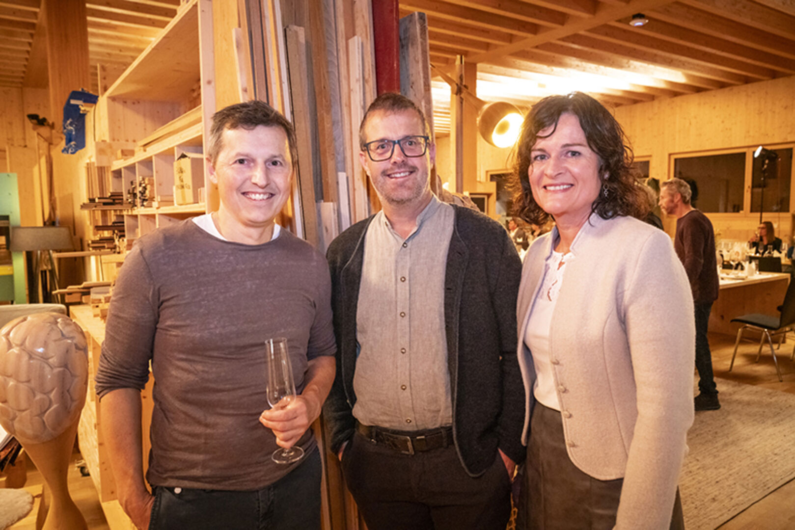 Christoph Heim, Feldkircher möbel.handwerk mit Harald und Annerose Simeoni, Simeoni Metallbau in Andelsbuch