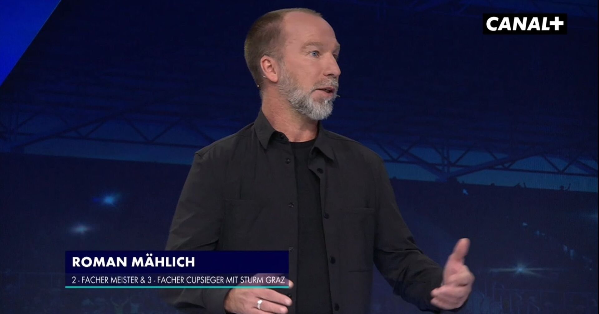 Roman Mählich bei Canal+