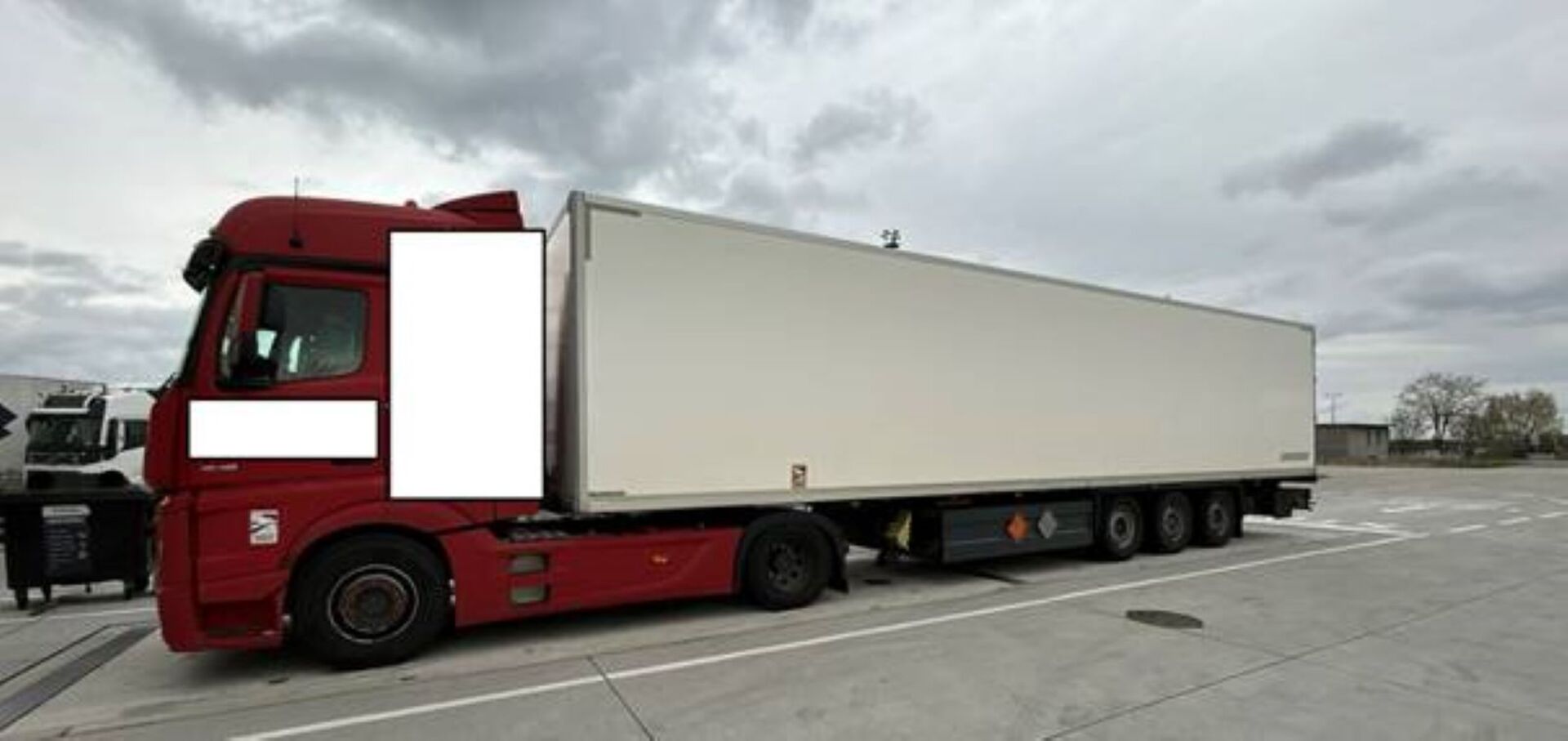 Der Sattelschlepper war mit defekten Bremsen unterwegs.