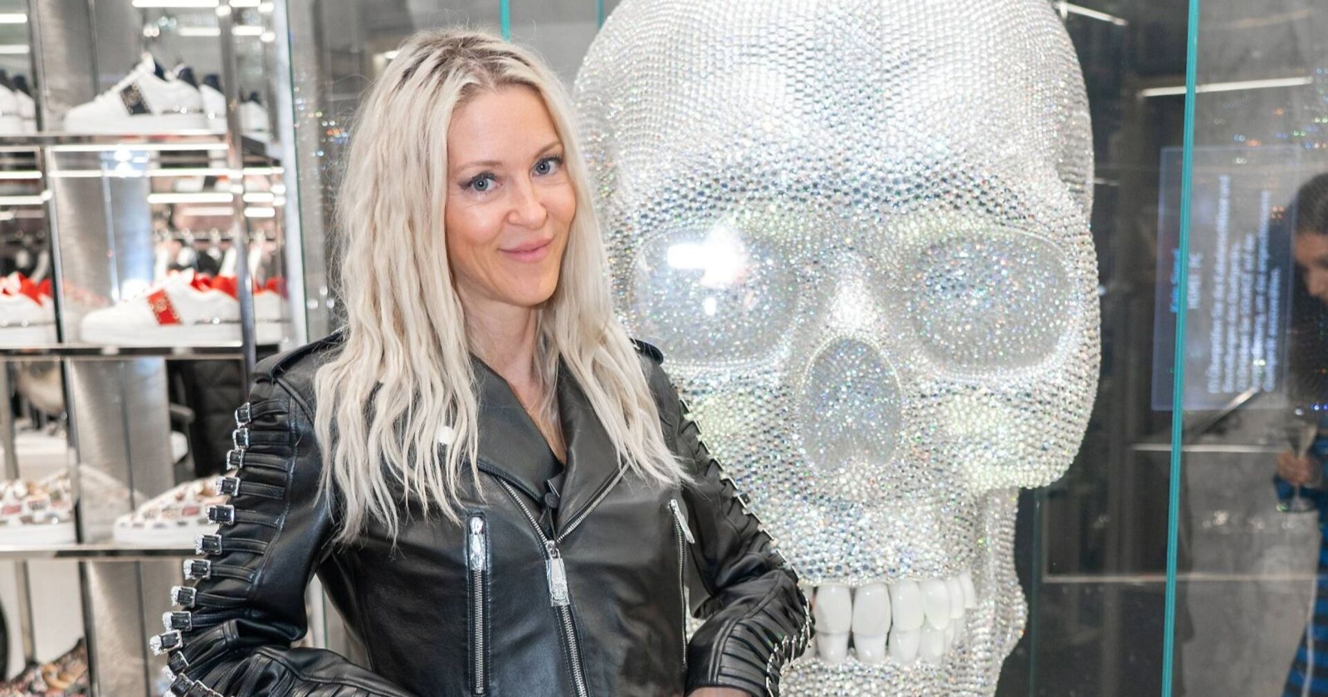 Simone Lugner posiert