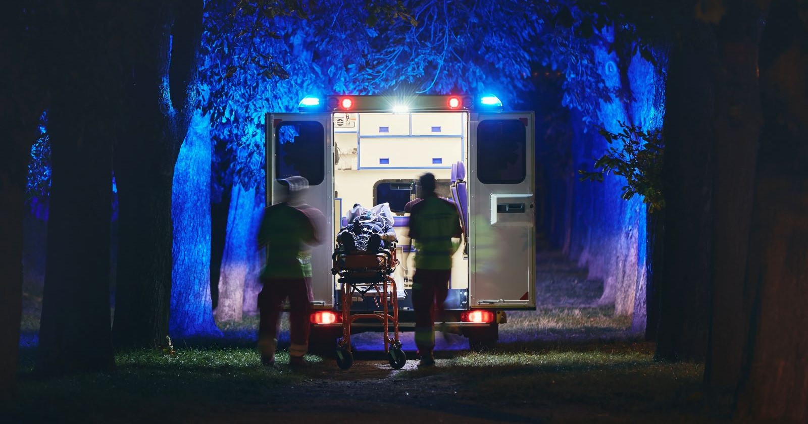 Nächtlicher Rettungseinsatz.