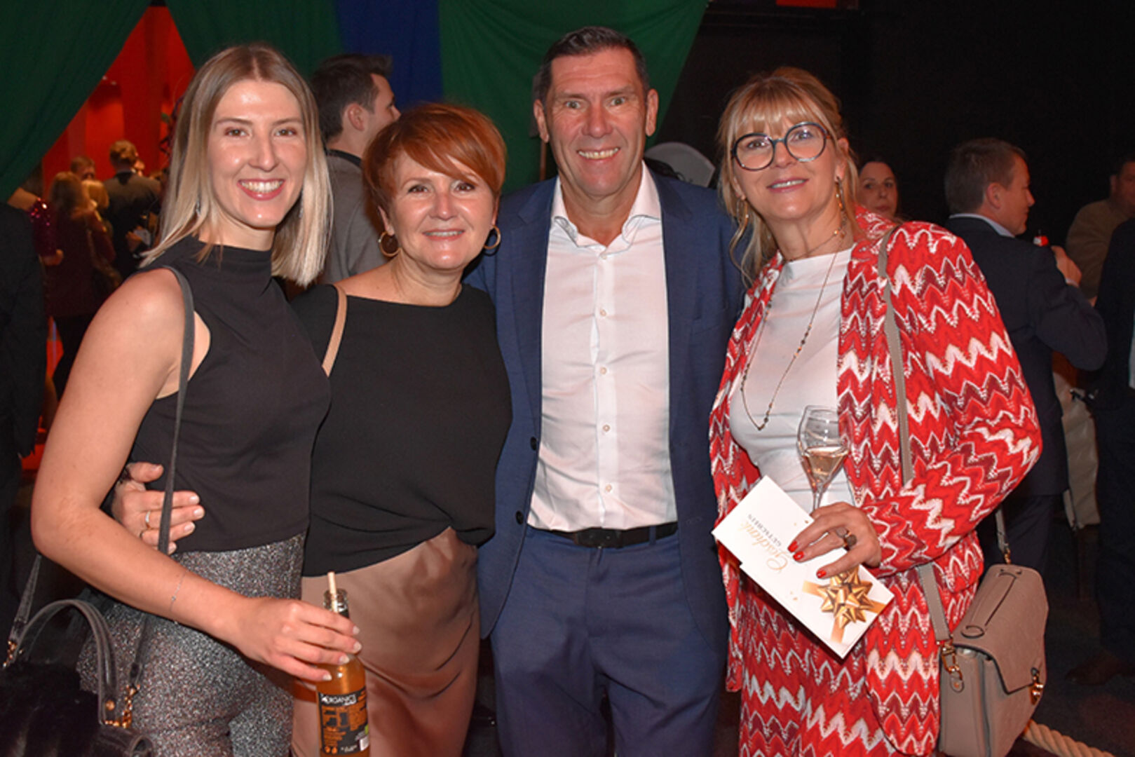 Carina Wilhelmstätter (Casino Bregenz) mit Doris und Peter Wilhelmstätter und Alexandra Muchitsch (Stadt Bregenz)
