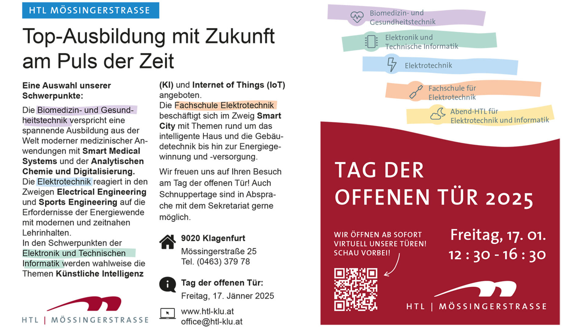 HTL Mössingerstraße Tag der offenen Tür | Credit: HTL Mössingerstraße