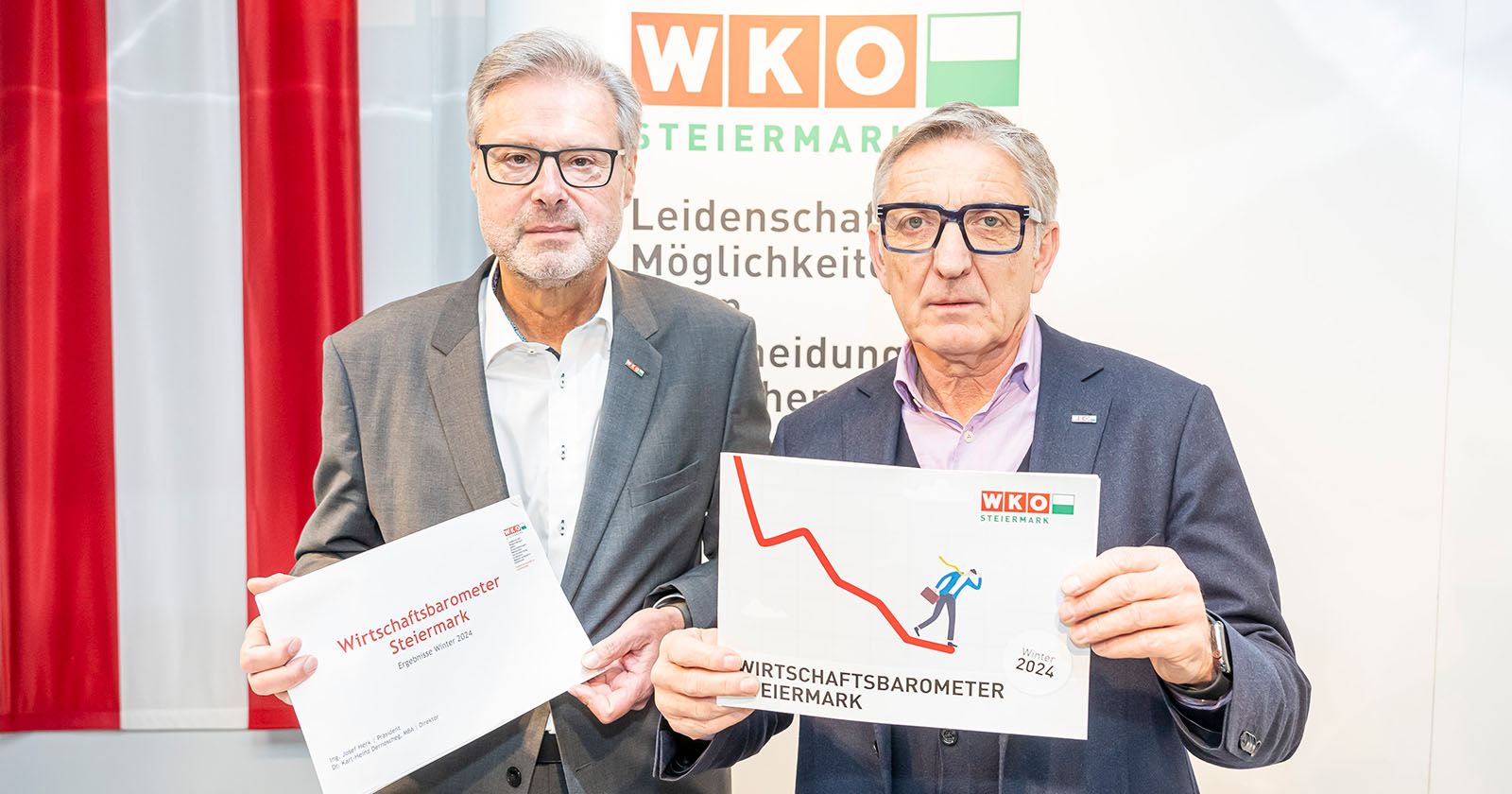 Karl-Heinz Dernoscheg und WKO-Präsident Josef Herk
