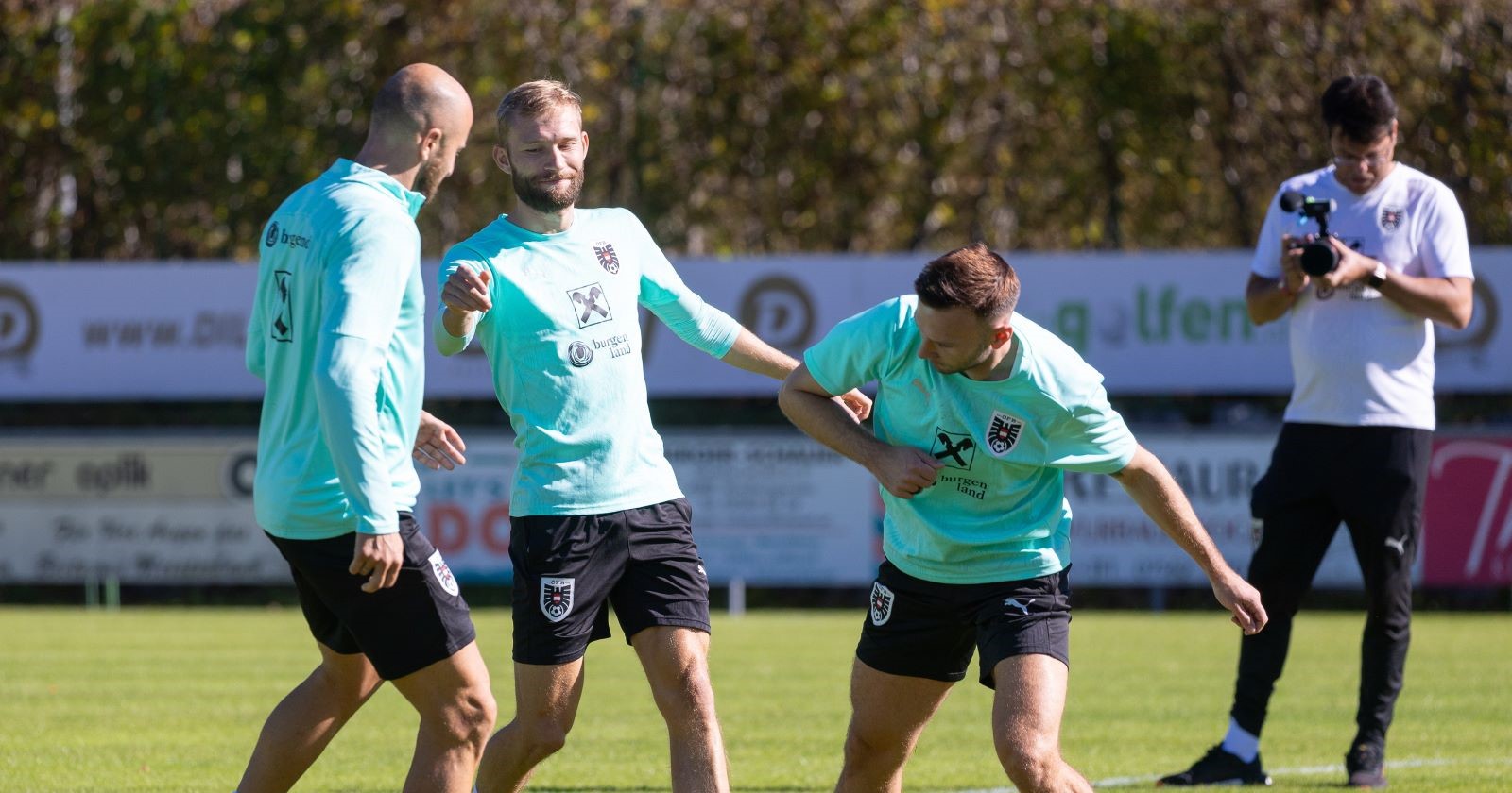 Michael Svoboda beim Teamtraining