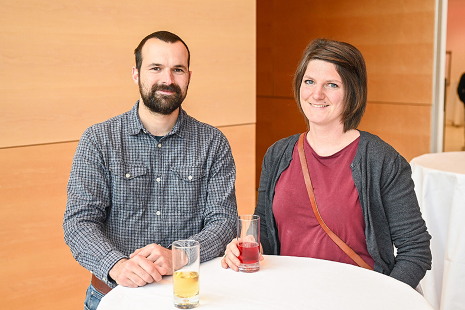 Santino Taucher (Ledermanufaktur Santino) und Tamara Taucher (MS Satteins)