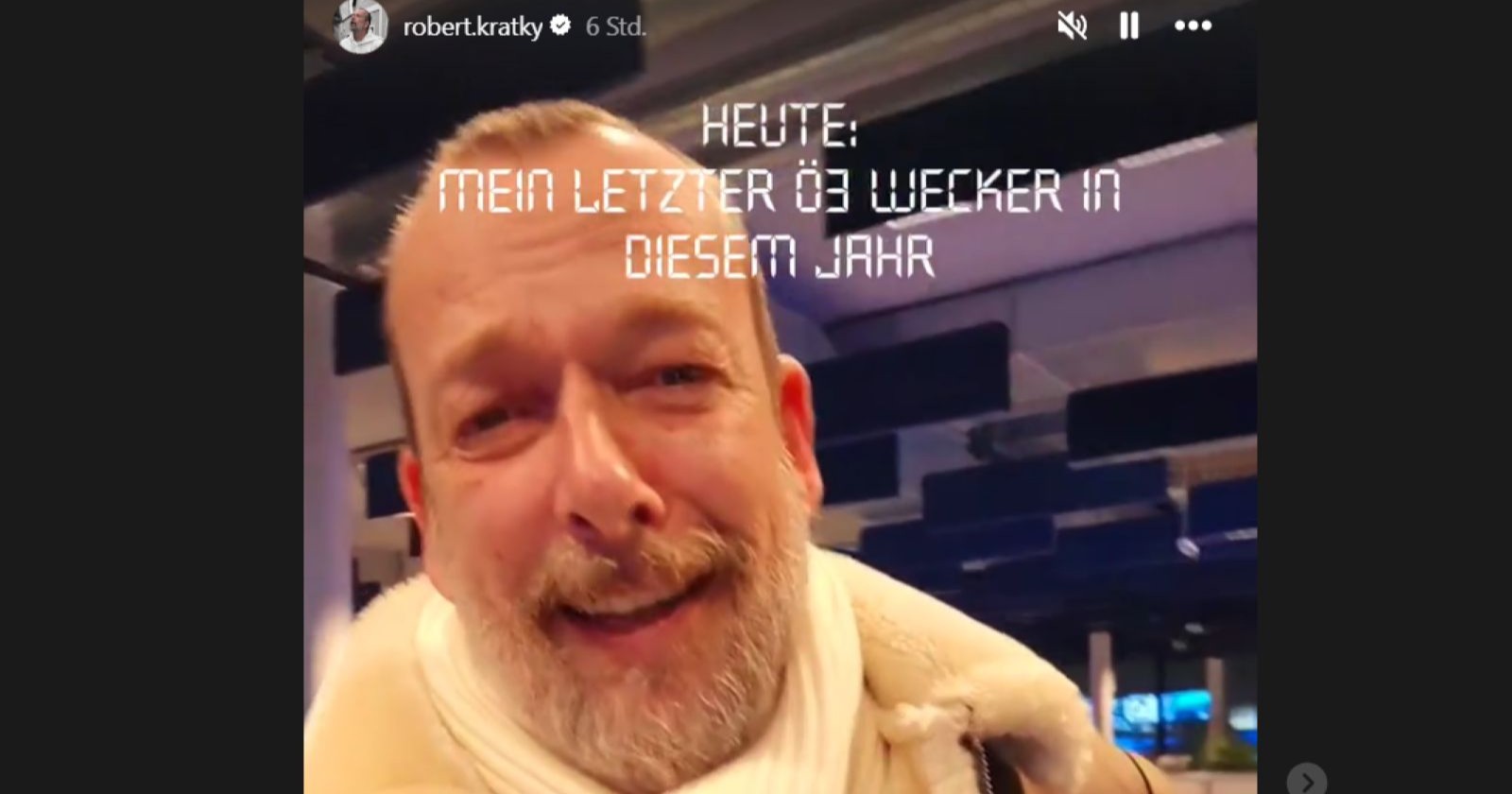 Robert Kratkys Instagram Story vom 19.12.2024