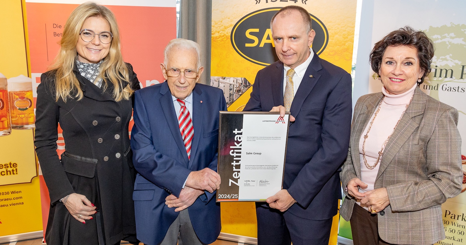 Verleihung des Leitbetriebe Austria-Zertifikats