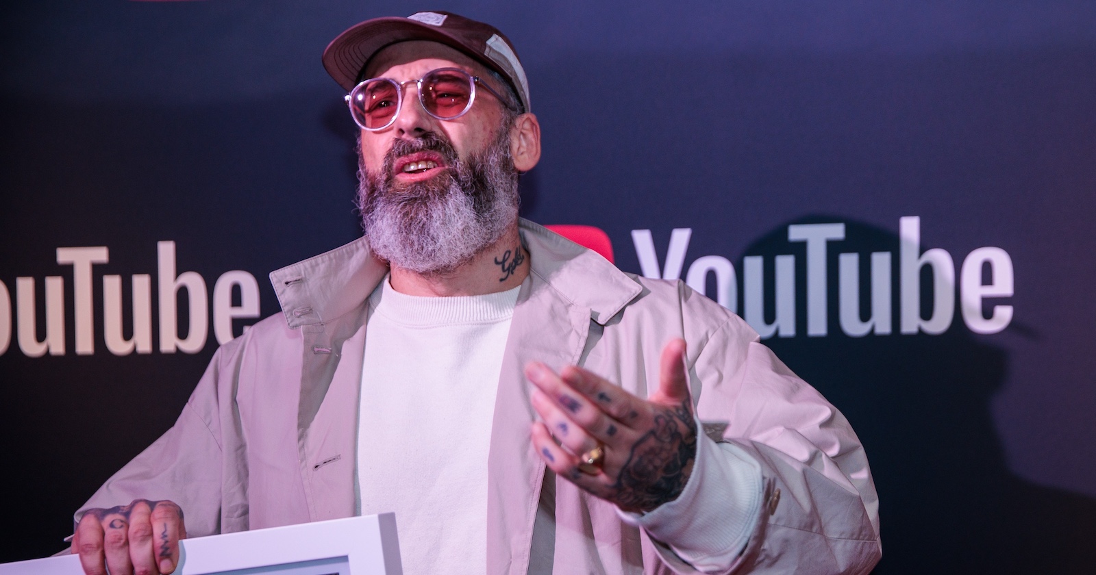 Rapper Sido bei einer Veranstaltung.