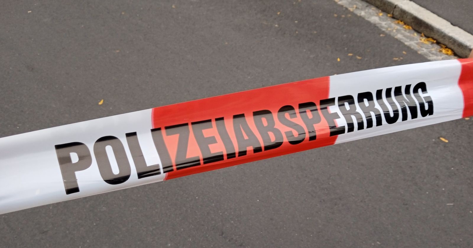 Absperrband der Polizei