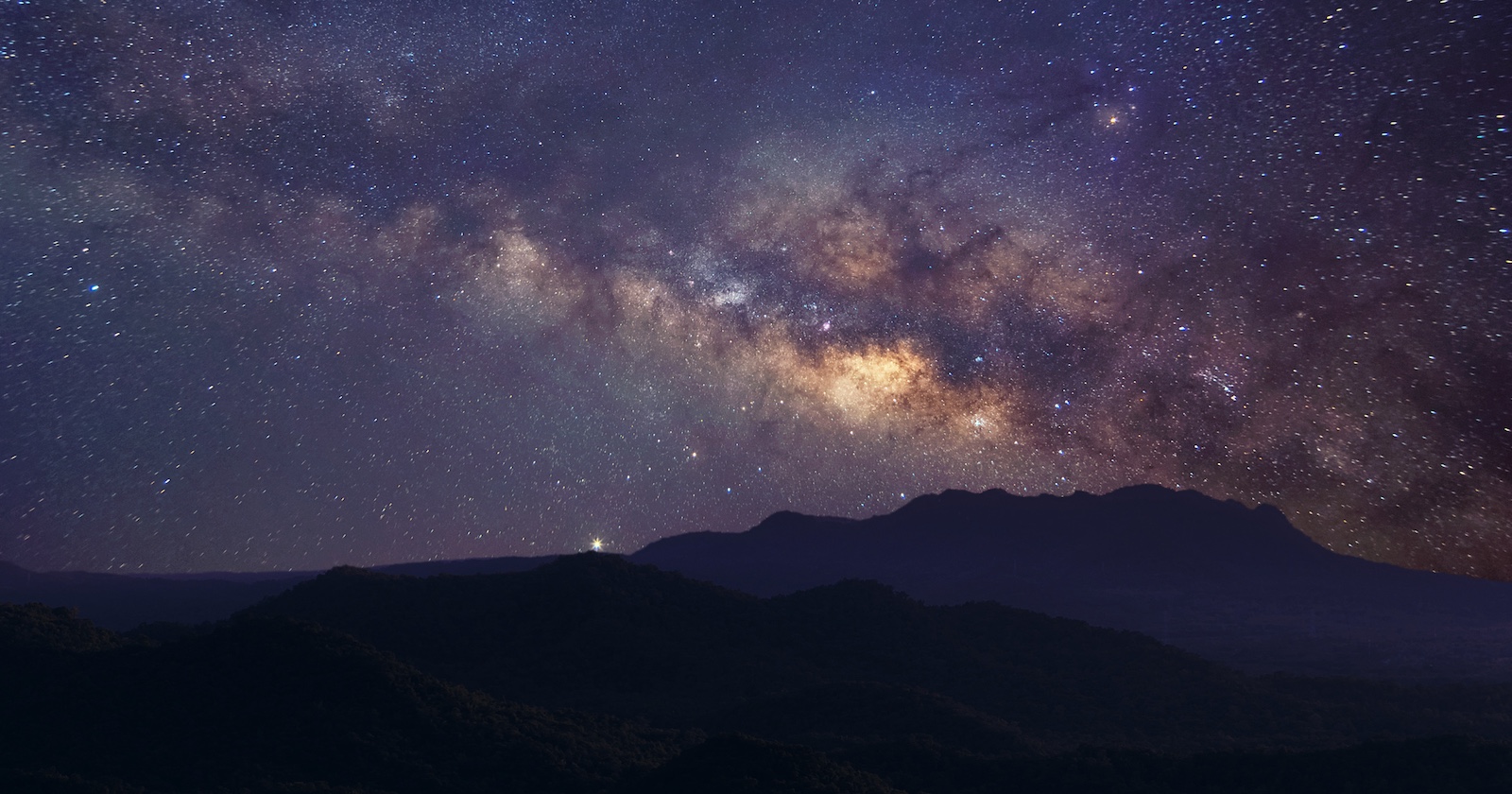 Sterne am Nachthimmel.