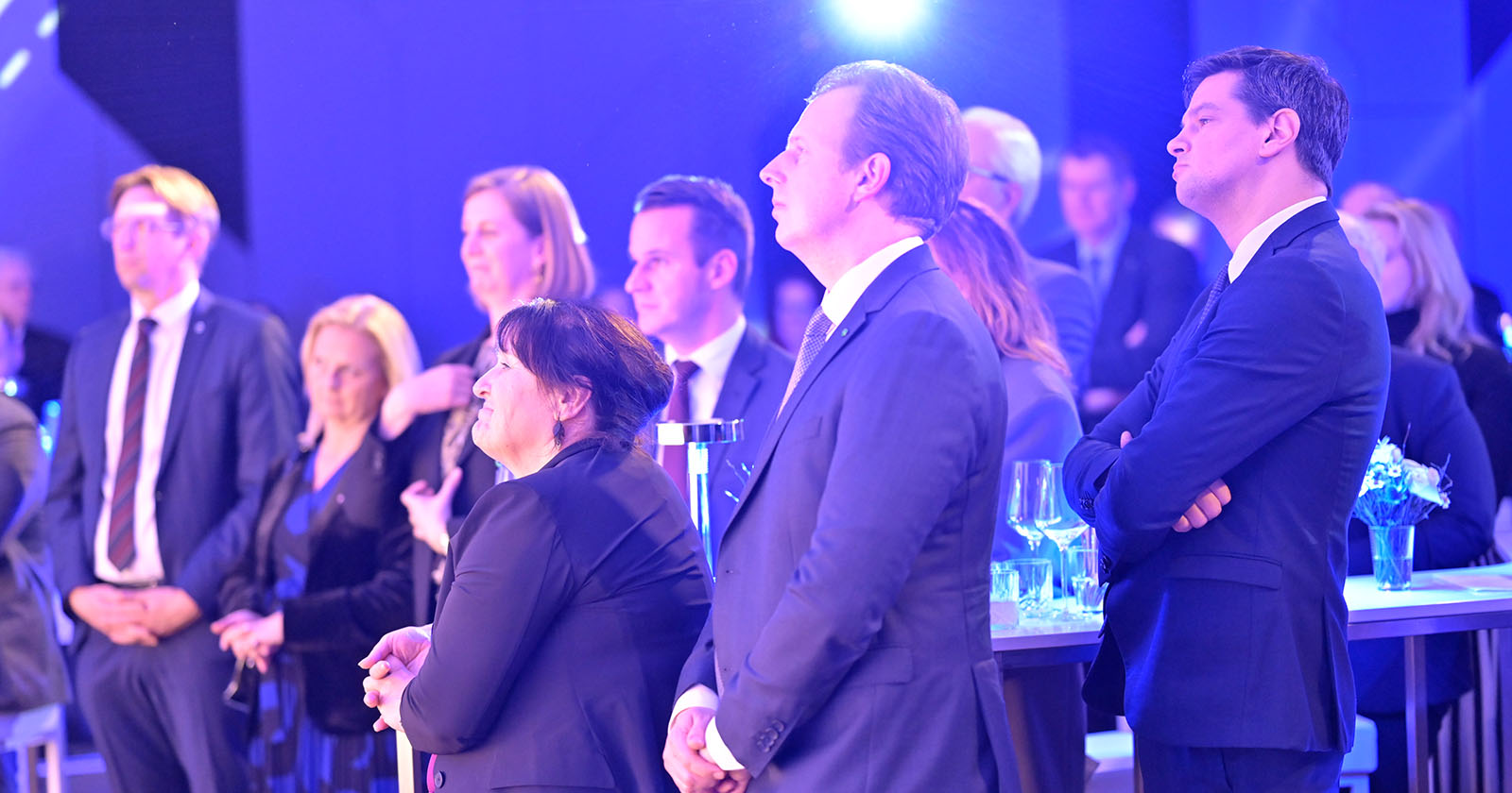 Mitglieder der steirischen Landesregierung beim Neujahrsempfang der WKO Steiermark