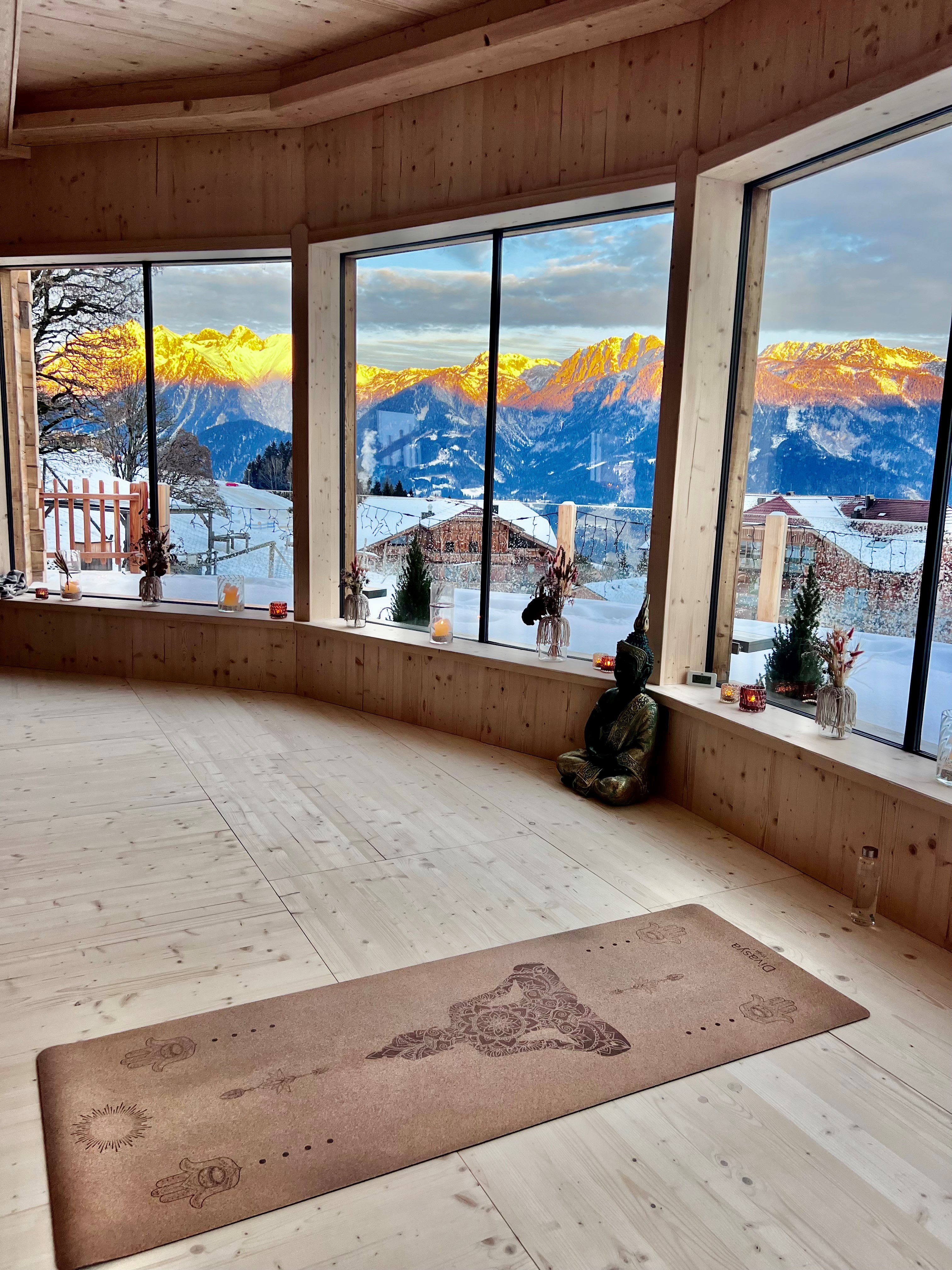 Bergaussicht vom Yogahaus aus