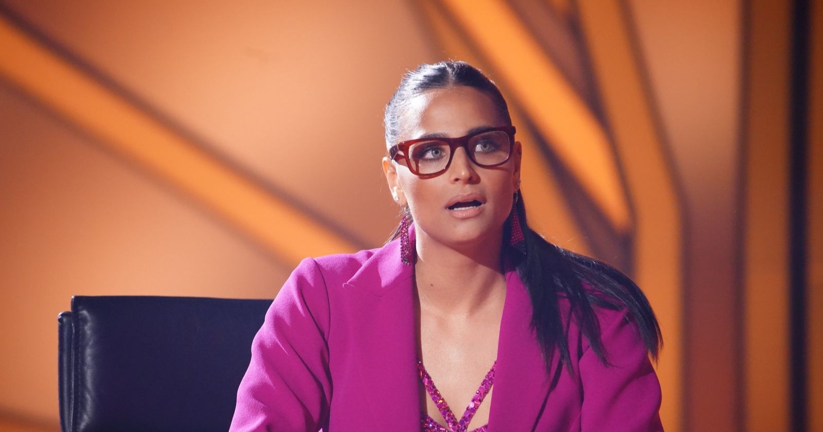 Amira Pocher mit Brille