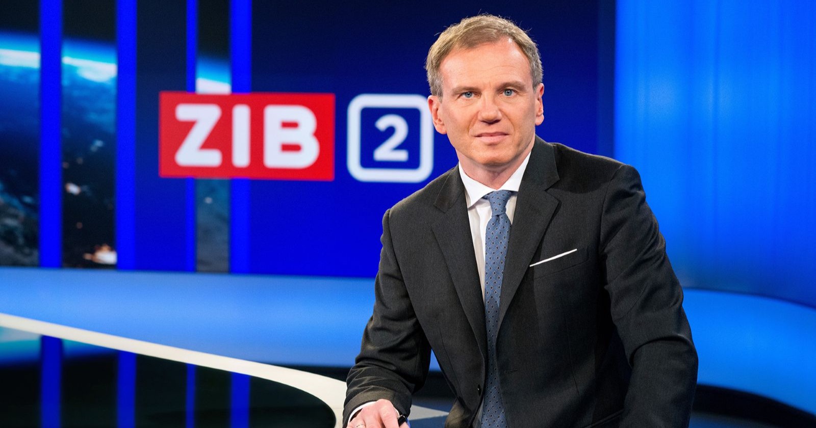 Armin Wolf im ZiB-Studio