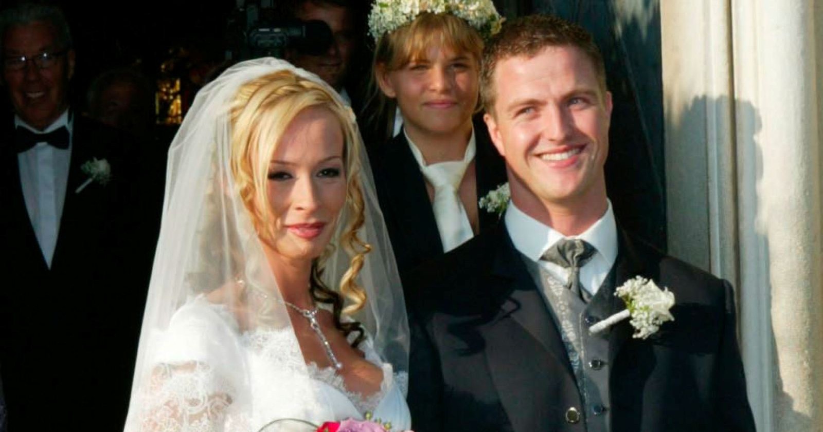 Cora und Ralf Schumacher bei ihrer Hochzeit