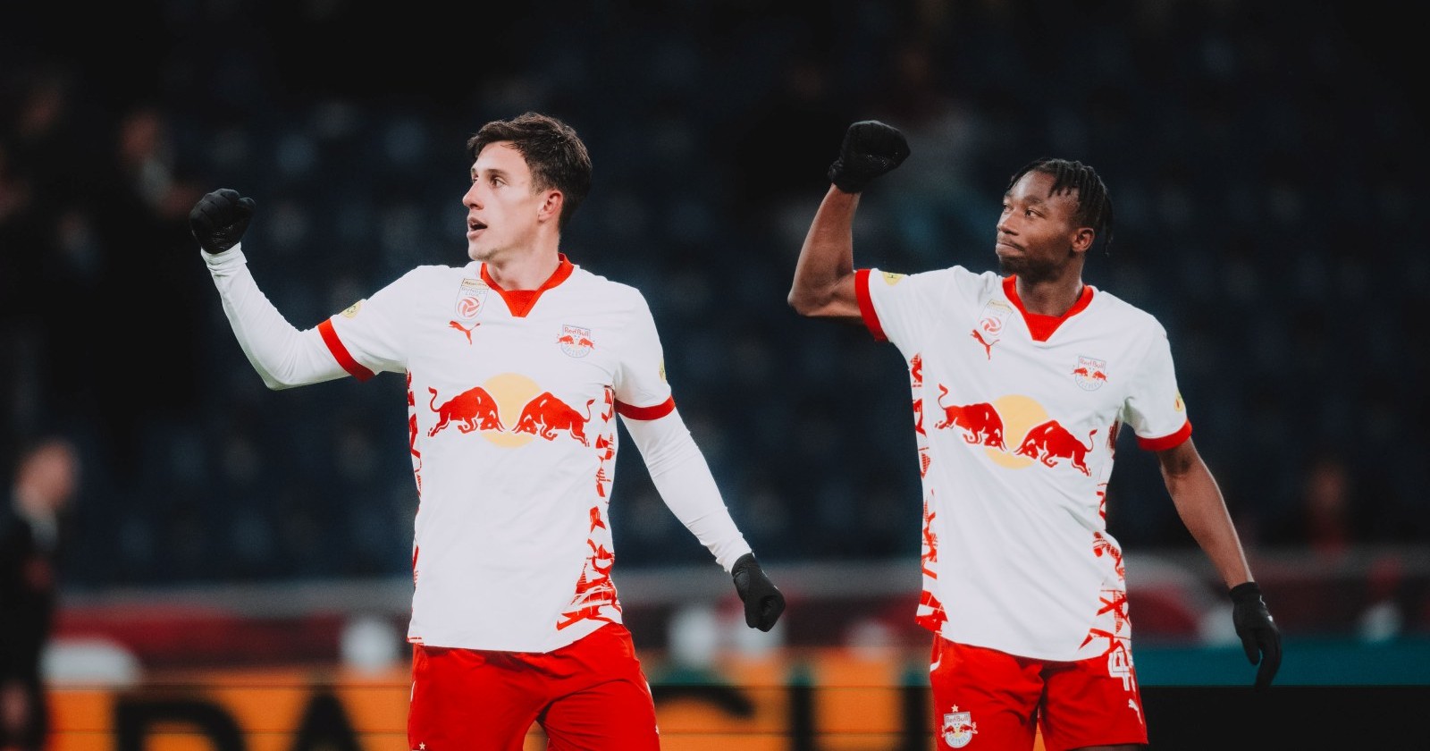 Salzburg Spieler Nicolas Capaldo und Dorgeles Nene