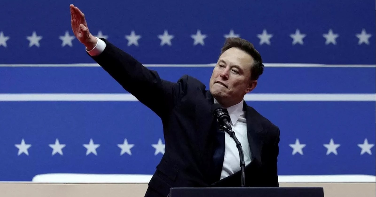 Elon Musk bei der Angelobung