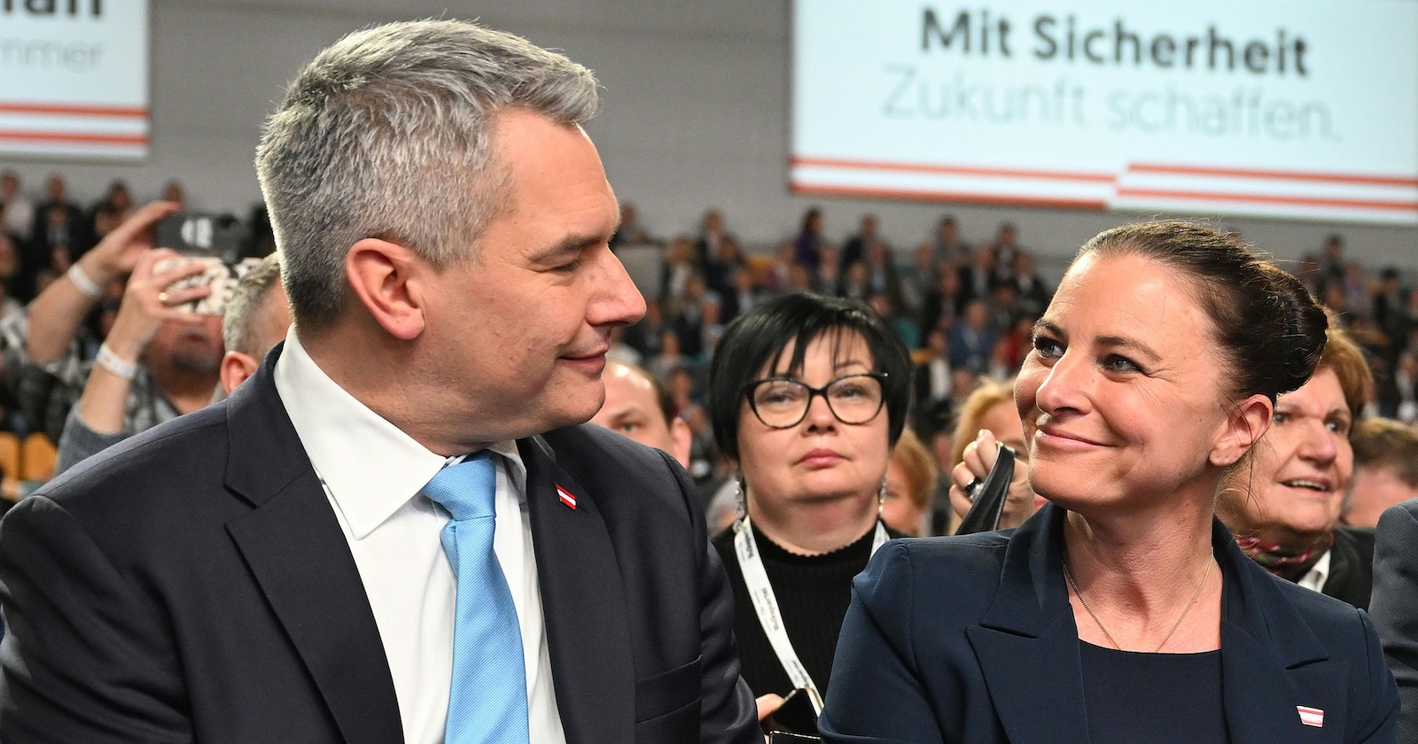 Karl Nehammer und seine Frau Katharina Nehammer, Anfang 2024