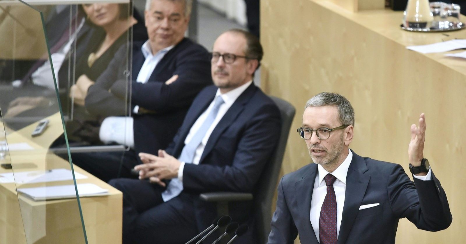 Außenminister Schallenberg steht für ein weiteres Regierungsamt im Faller einer Kanzlerschafts Kickl nicht zur Verfügung.