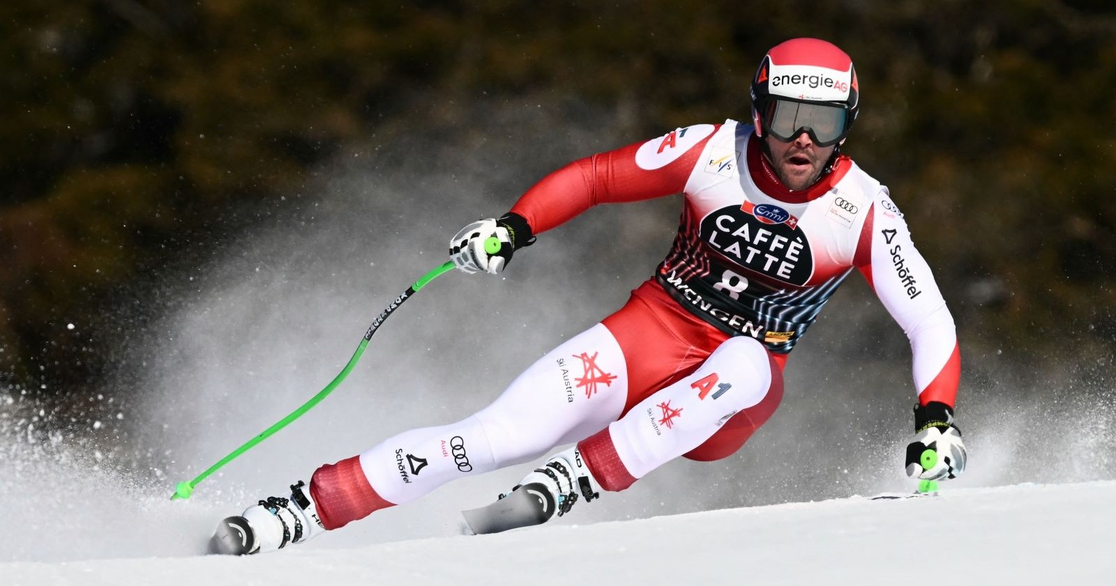 Vincent Kriechmayr hat bei seinem Sturz in Wengen eine Innenbandverletzung am rechten Knie erlitten.