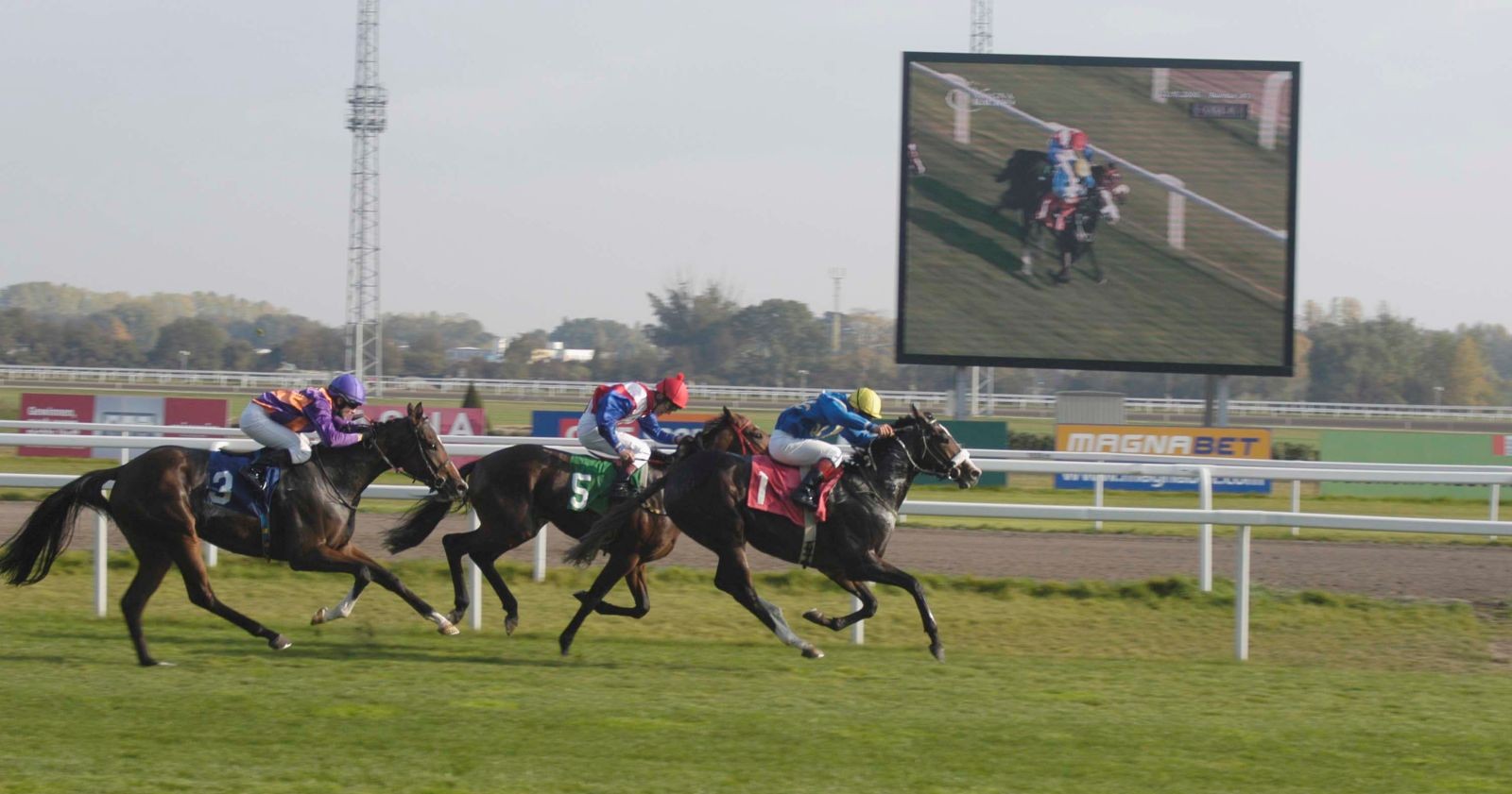 Das Magna Racino (Pferderennplatz) in Ebreichsdorf,