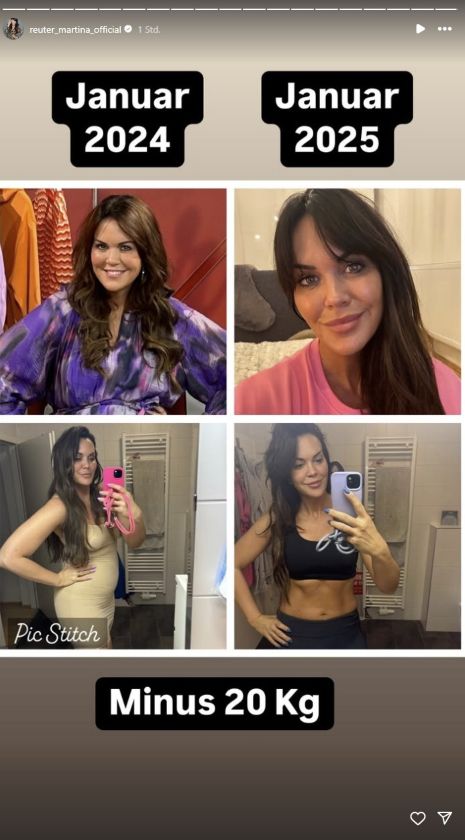 Martina Reuter zeigt ihren Abnehmerfolg